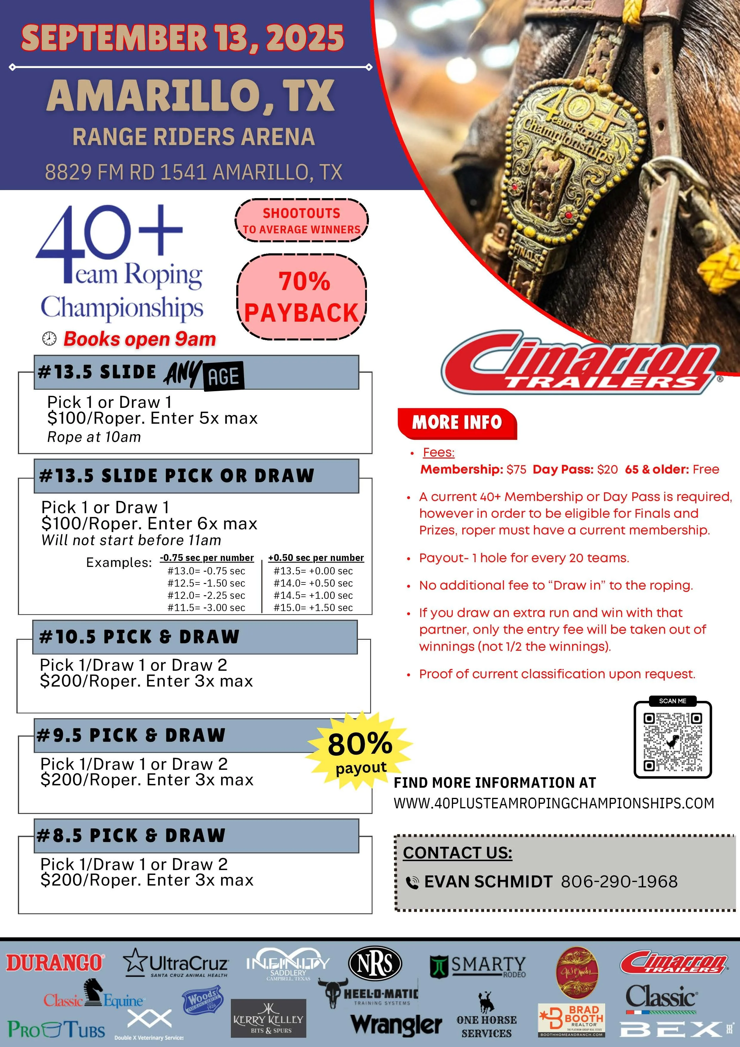40+ Team Roping Championships | Amarillo, TX