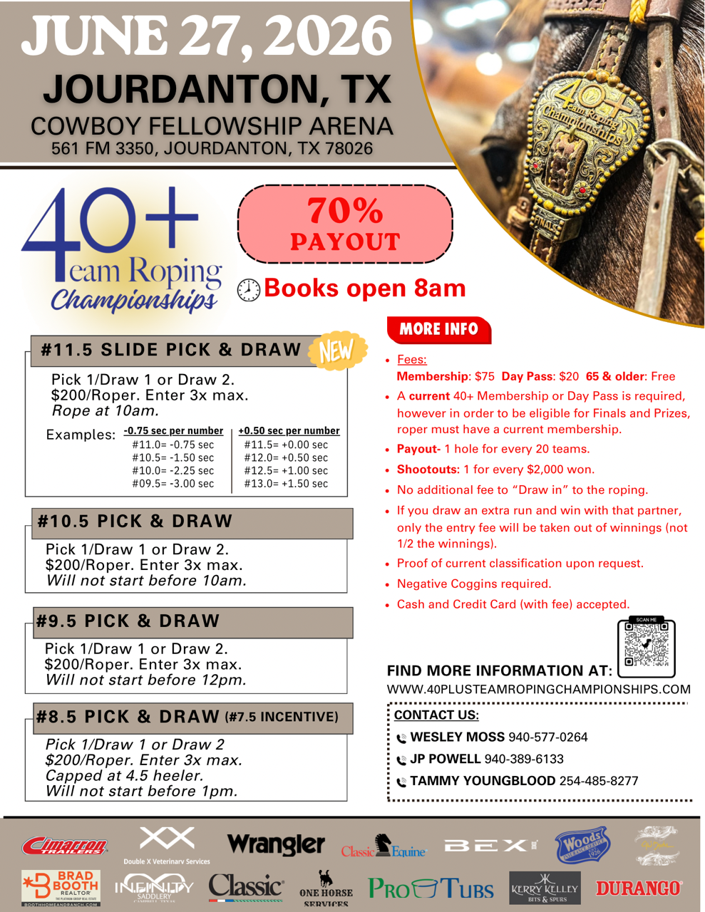 <span class="sqsrte-text-color--black">40+ Team Roping Championships | June 27, 2026 | </span>Jourdanton, TX 