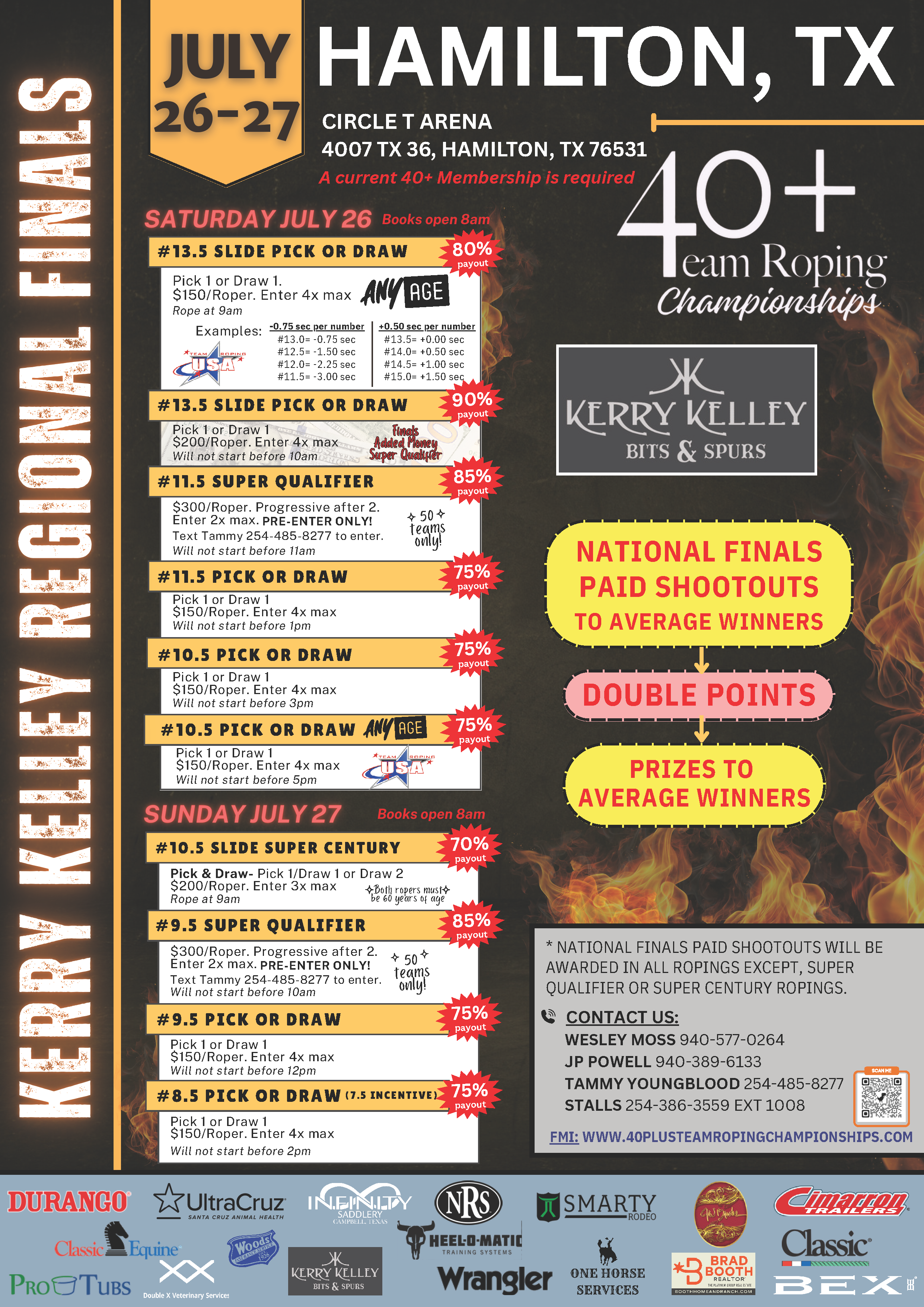 40+ Team Roping Championships | Hamilton, TX