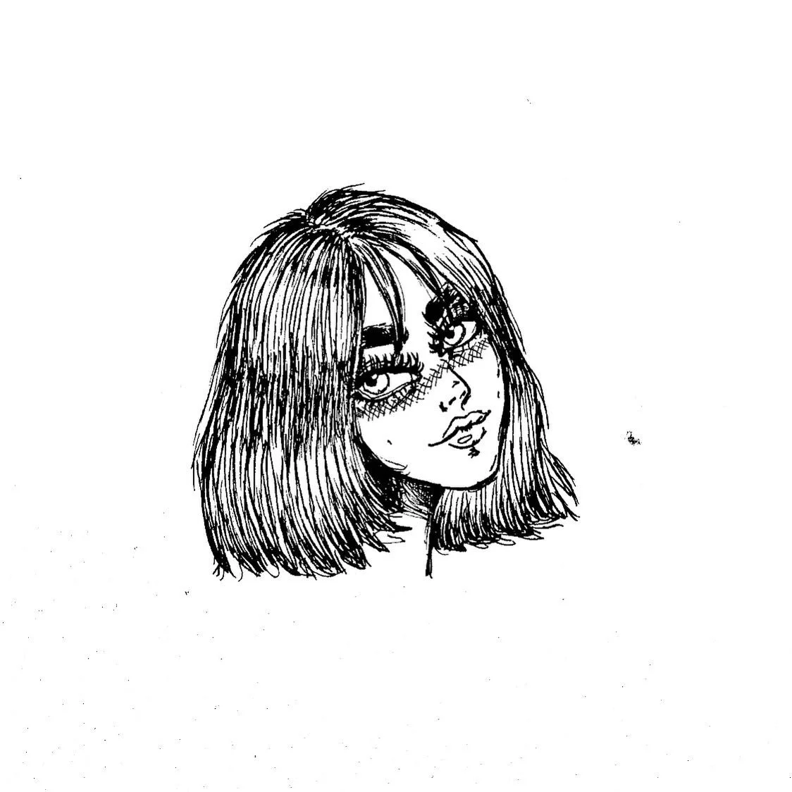 Bangin&rsquo; lil lady💥
&bull;
&bull;
&bull;

#doodles #dailydoodle #doodlesofinstagram #drawing #sketch #sketchbook #art #artoftheday #artofinstagram #illustration #illustrationoftheday #cartoonart #cartoondesign #micronpen #micronpens #micronpenar