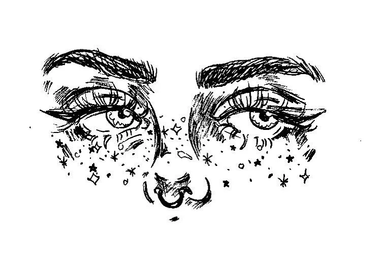 Starry eyed 🤩💫✨
&bull;
&bull;
&bull;
#doodles #dailydoodle #doodlesofinstagram #drawing #sketch #sketchbook #art #artoftheday #artofinstagram #illustration #illustrationofinstagram #cartoondesign #characterdesign #micronpen #micronpens #micronpenar