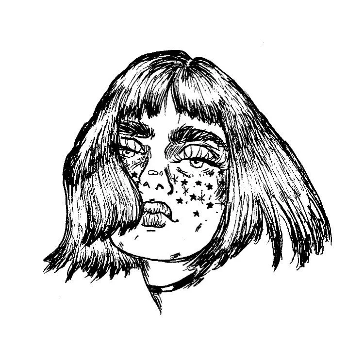 On the fringe~ 
&bull;
&bull;
&bull;
#doodles #dailydoodle #doodlesofinstagram #drawing #sketch #sketchbook #art #artoftheday #artofinstagram #illustration #illustrationofinstagram #cartoondesign #characterdesign #micronpen #micronpens #micronpenart