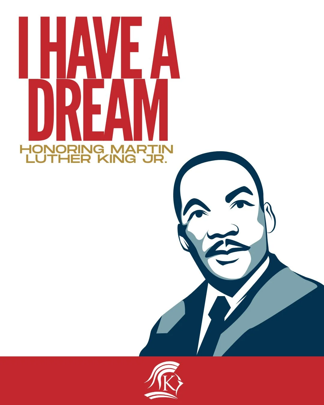 Today, we honor the life and legacy of Dr. Martin Luther King Jr., a man who led with courage, love, and an unshakable commitment to justice.

Let us be reminded of his powerful words:
"Faith is taking the first step even when you don't see the 