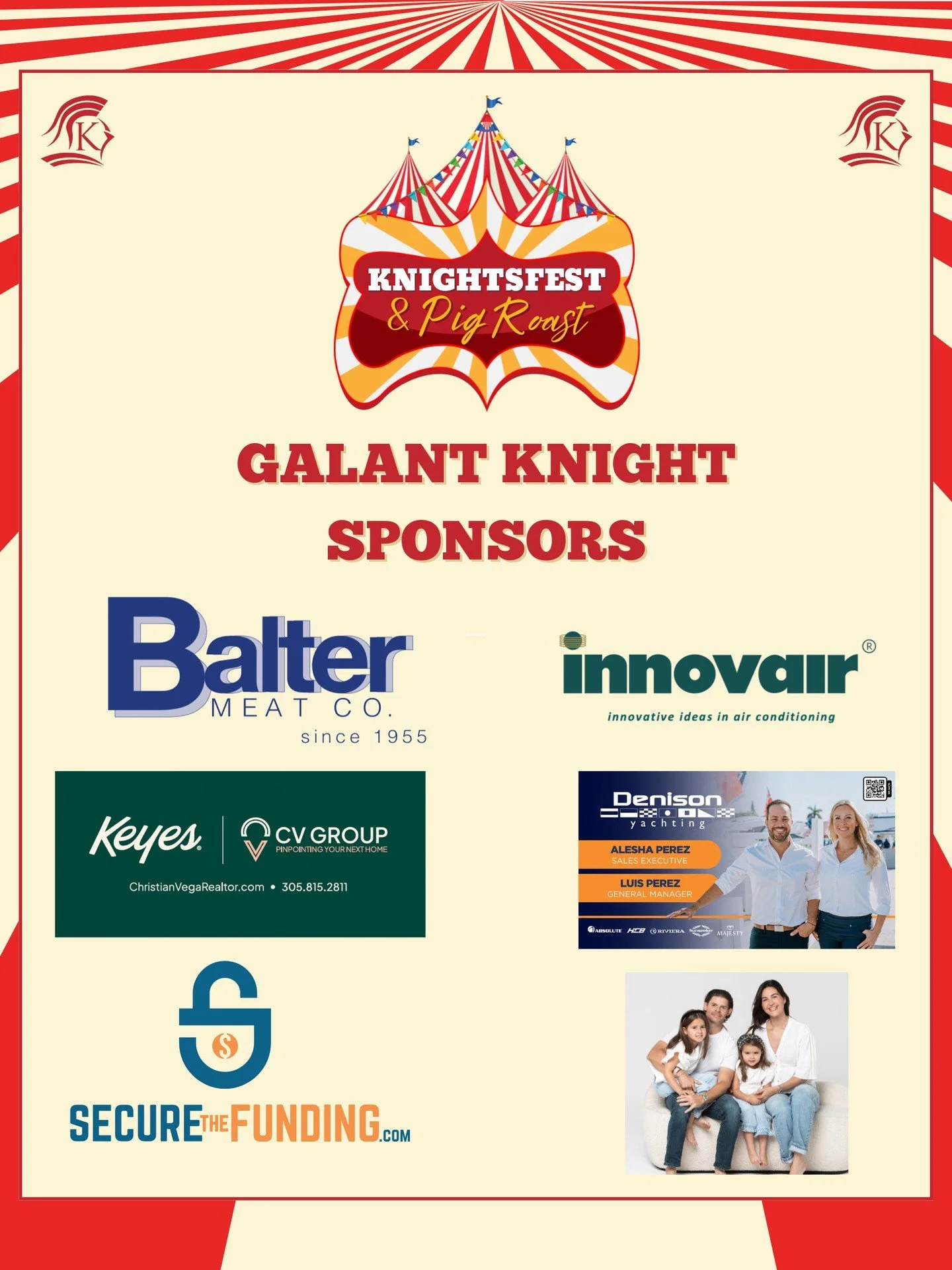 ✨⚔️ 2026 KnightsFest Spotlight: Our Galant Knight Sponsors! ⚔️✨

KnightsFest wouldn&rsquo;t be possible without the incredible support of our Galant Knight Sponsors &mdash; the loyal champions who proudly sponsor all of our PTF events throughout the 