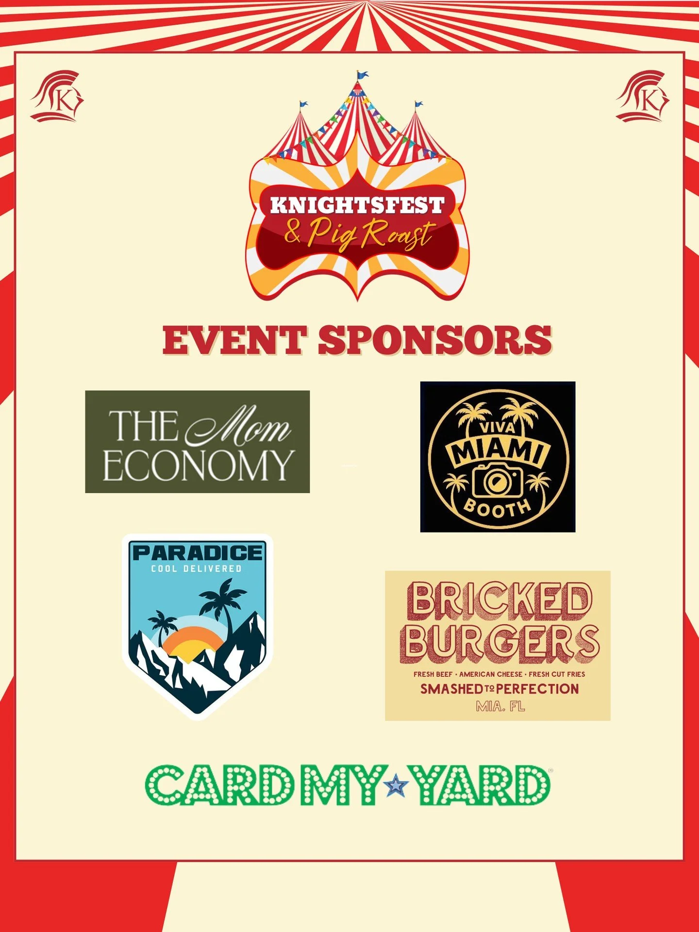 ✨⚔️ KnightsFest 2026 &ndash; Thank You to Our Incredible Event Sponsors! ⚔️✨

KnightsFest is such a special celebration for our school community &mdash; and it would not be possible without the amazing support of our event sponsors!

And a heartfelt 