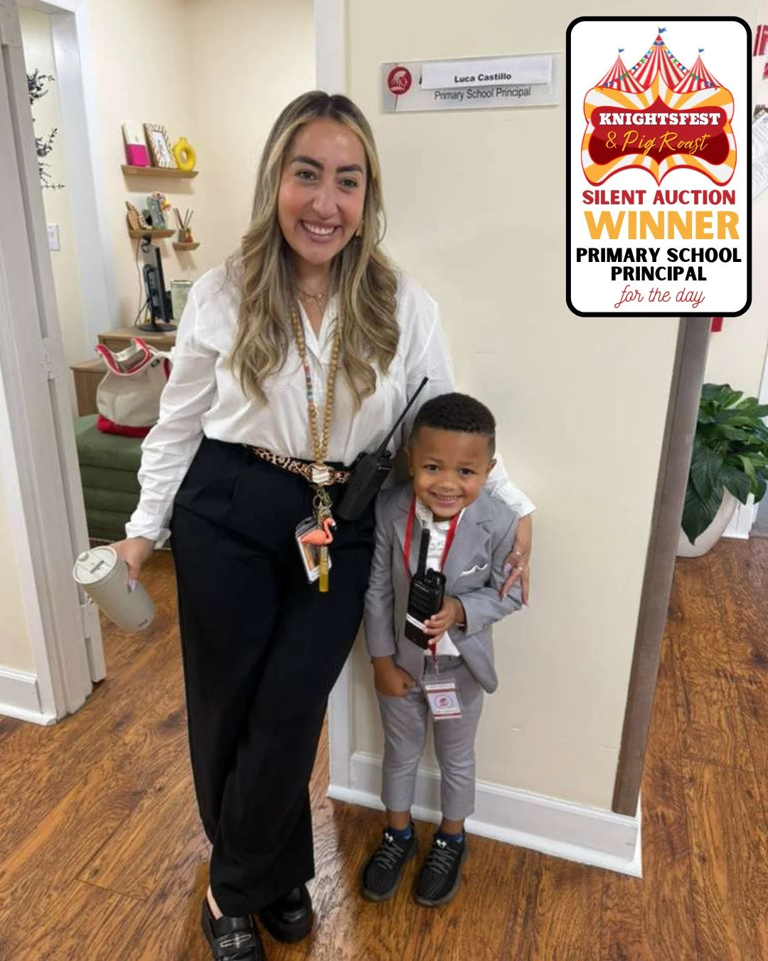 🎉 KnightsFest Silent Auction Experience Winner: Primary School Principal 🎉

Meet our newest administrator for the day, Mr. Luca Castillo! 

Luca stepped into the role of Primary School Principal for the Day at our Wayside Campus, spending time alon