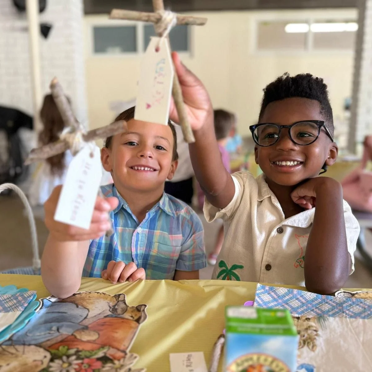 🌸🐣 EASTER EGG HUNTS 🐣🌸

Our PreK4 Spanish Immersion students had a joyful and meaningful Easter Egg Hunt celebration! 

While our little ones delighted in searching for eggs and enjoying this cherished tradition, we centered our day on the true m