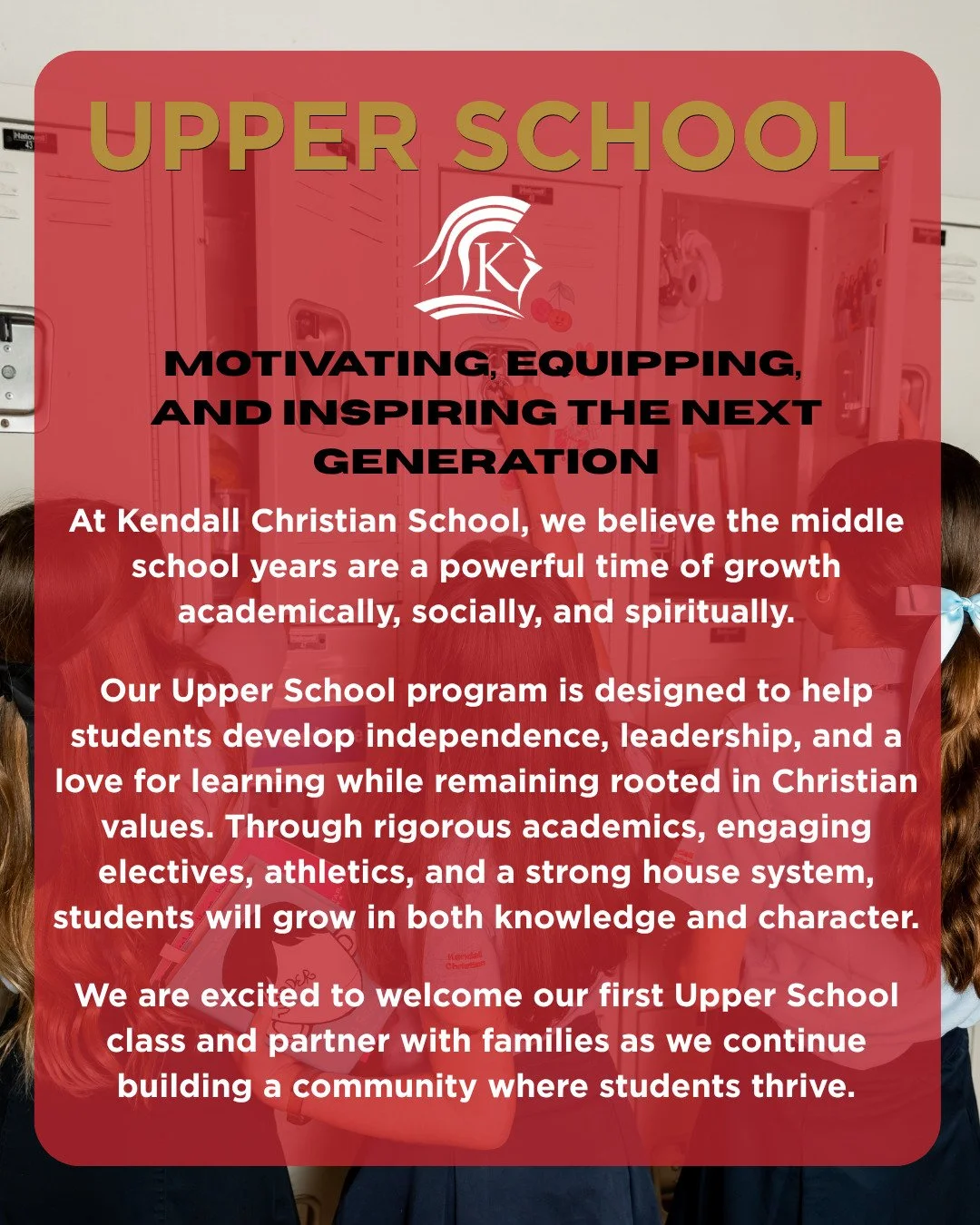 🖥 ALL-NEW UPPER SCHOOL WEBPAGE 🖥

We are thrilled to welcome our first official 6th-grade class this August. In fact, there are still some spots available - application link in bio! 

Our Upper School program is thoughtfully designed to equip stude