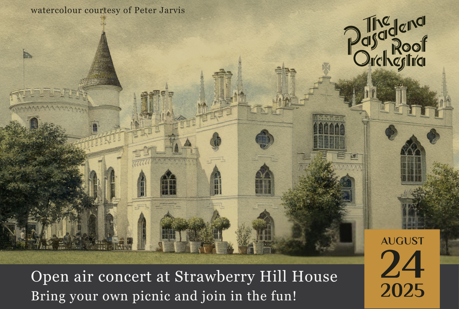 The Pasadena Roof Orchestra open-air concert