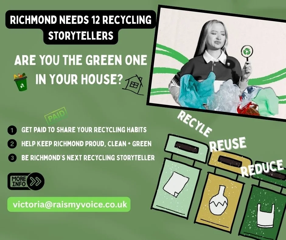Paid opportunity for local residents – become a Recycling Storyteller!