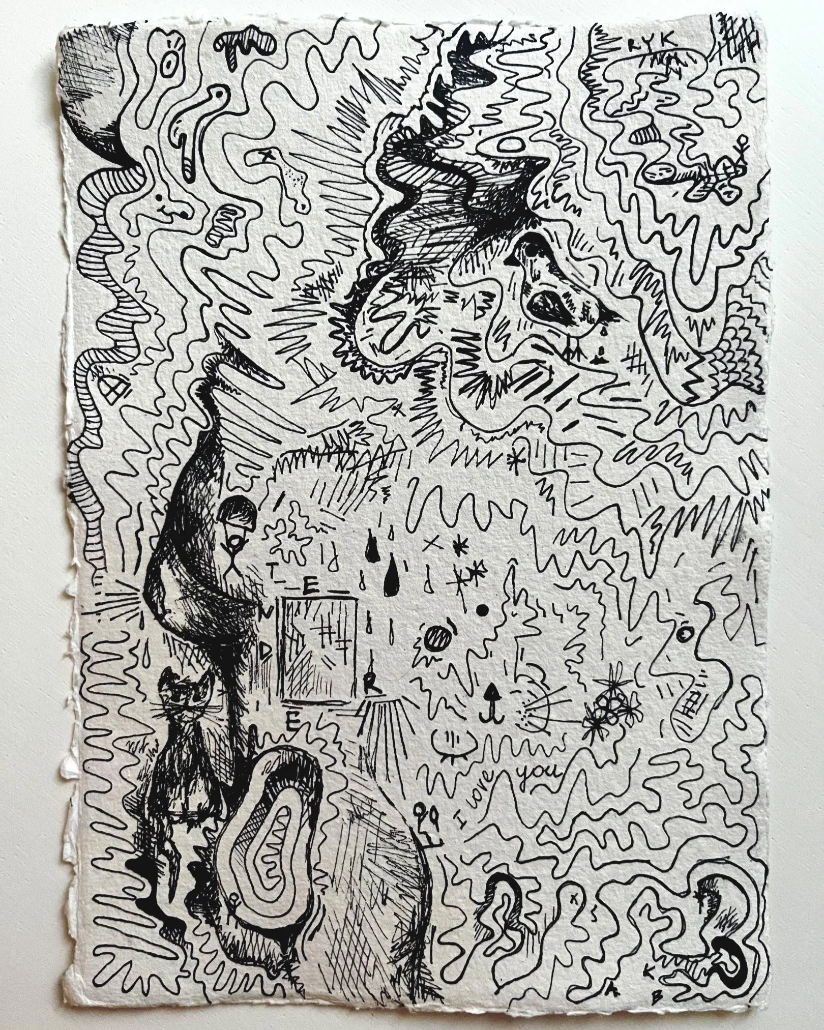 Care for you 

ink on paper 

A5