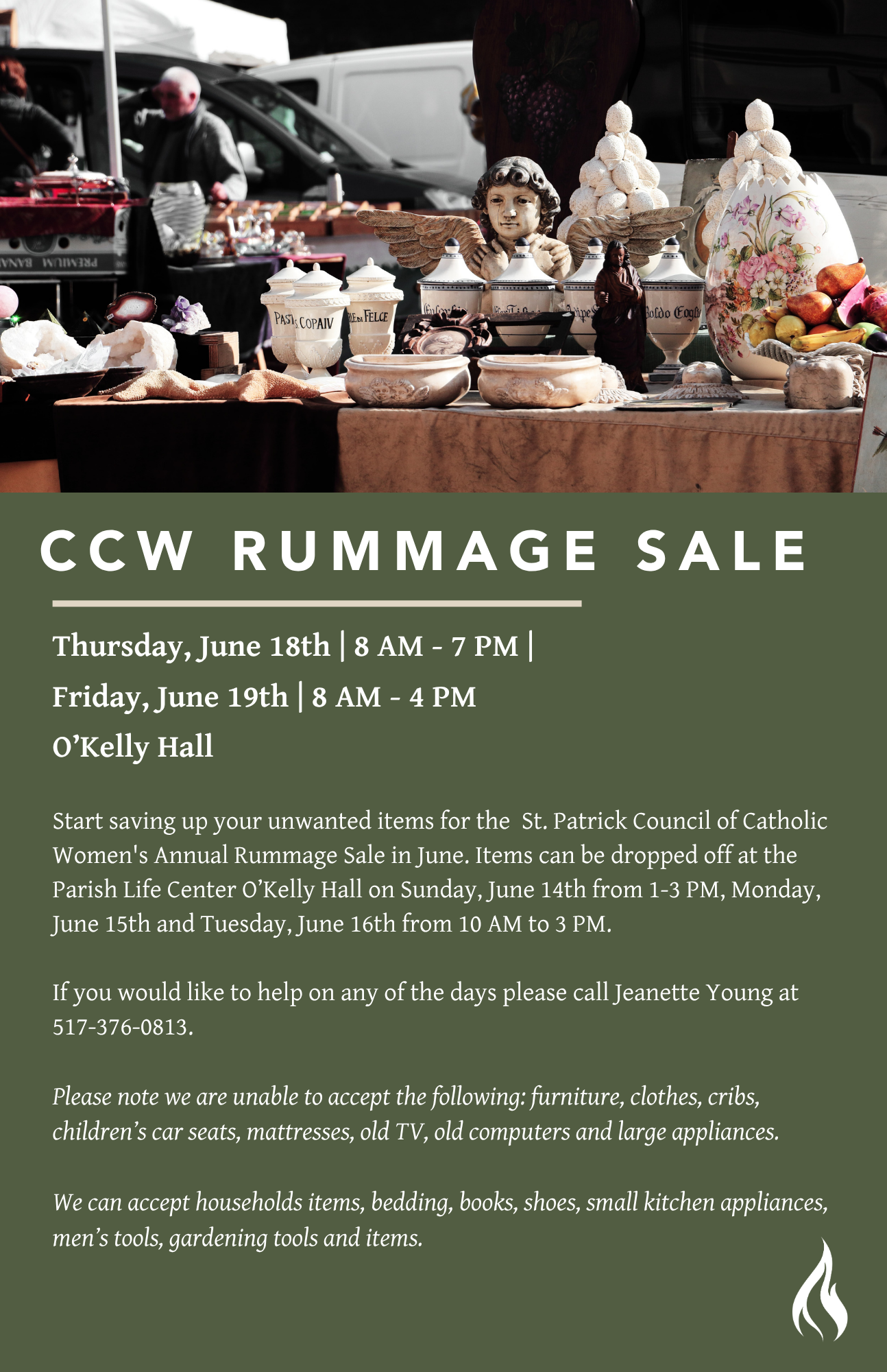 CCW Rummage Sale — St. Patrick Catholic Parish