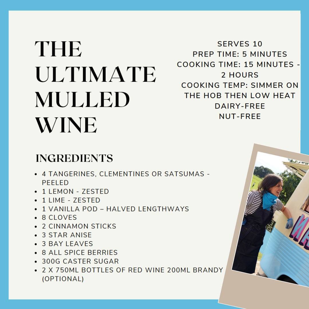 'Tis the season for mulled wine and what better time than now to share our recipe! 

This was published in a special cookbook by @burberry &amp; @princestrust a couple of years ago and is my go-to recipe for the most festive of mulled wine.

It's str