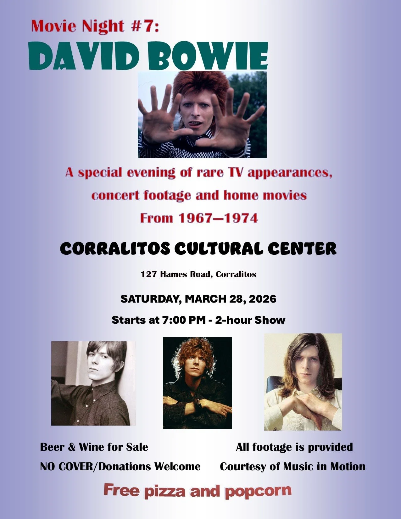 Movie Night #7: David Bowie