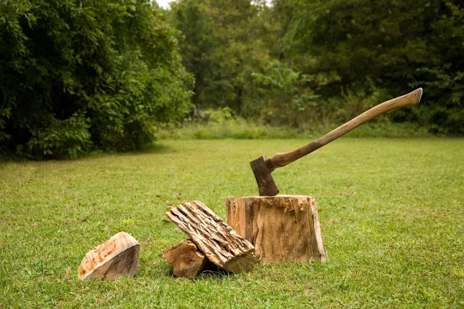 4-hours of log splitting by Tom Tatum