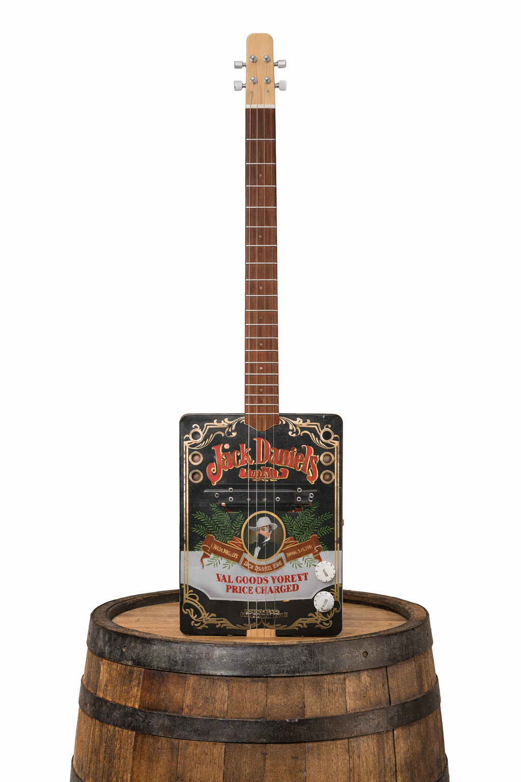 Custom Jack Daniels slide guitar