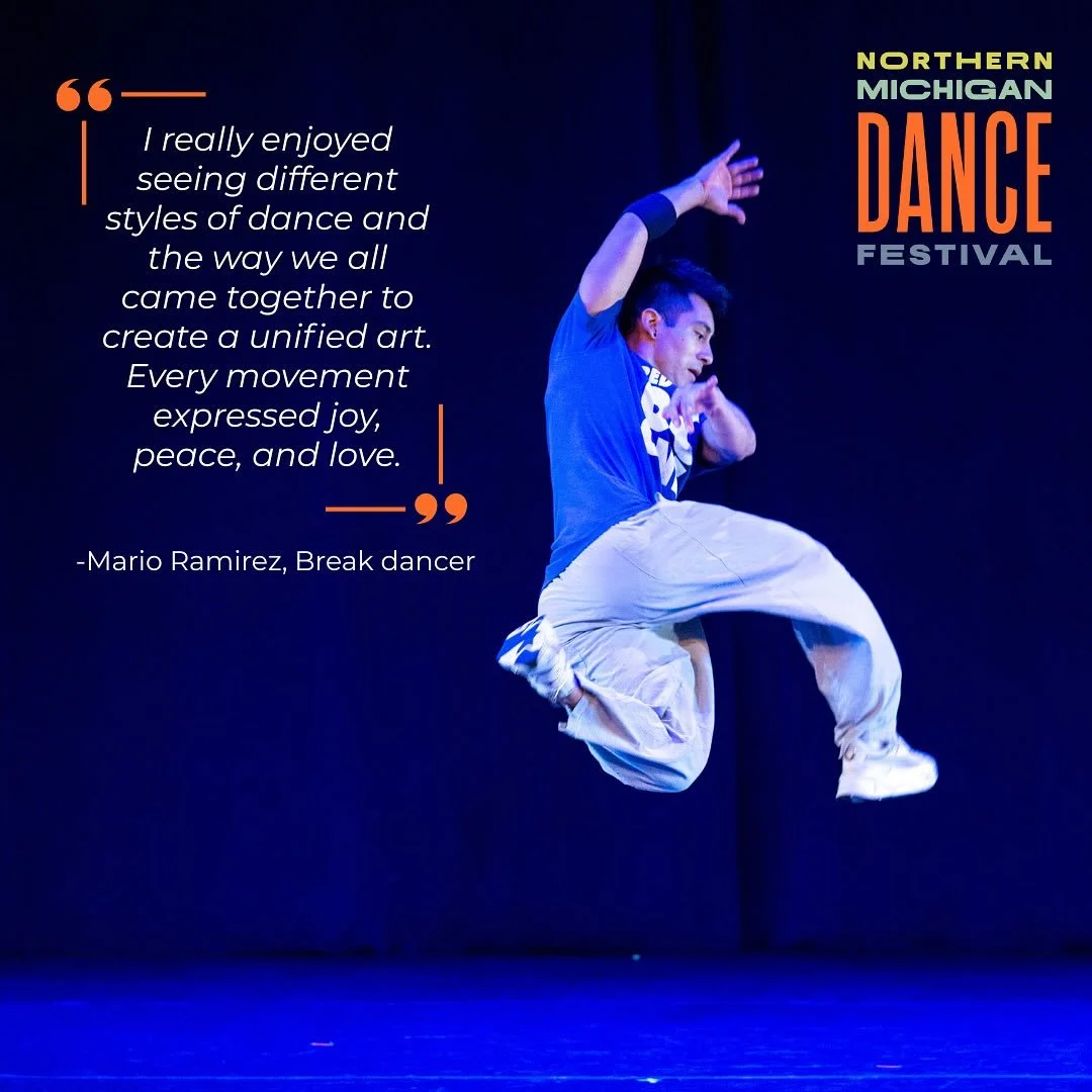 25+ artists. Countless hours of collaboration. One unforgettable festival. 
 
A celebration of music, movement, and the power of community.
 
Photo Cred: @sskettering_photographer
Dancers: @bboymarito
 
#traversecitydanceproject #dennosmuseumcenter #