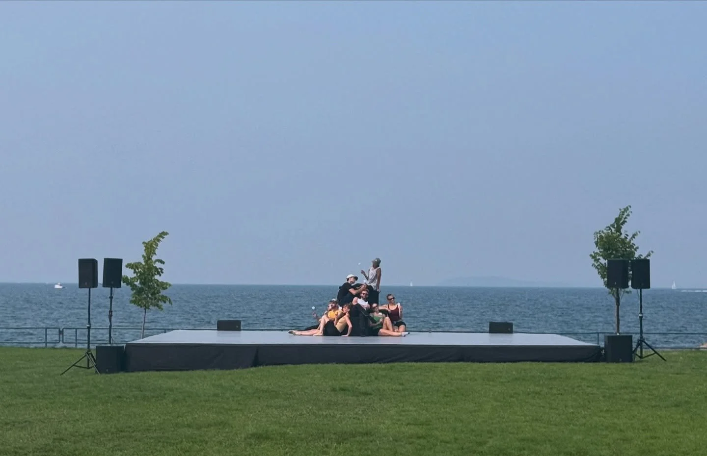 Traverse City Dance Project tech rehearsal for our final show tonight at the TC Open Space! Music starts at 6:30, and the performance begins at 7:30. Bring your own blankets and chairs. Hope to see you there!