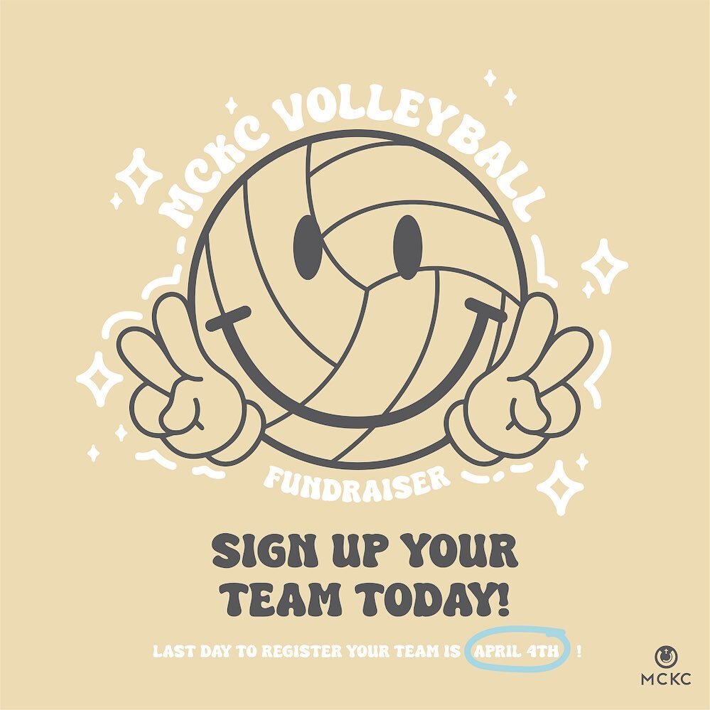 Registration for players closes this Thursday! Sign-up with a team by April 4th to play✨

𝘿𝙀𝙏𝘼𝙄𝙇𝙎 𝙏𝙊 𝙋𝙇𝘼𝙔:
🏐 sign up individually, have team info ready
🏐 3 players from each team must have applied for MCKC Youth staff
🏐 at least 1 pla