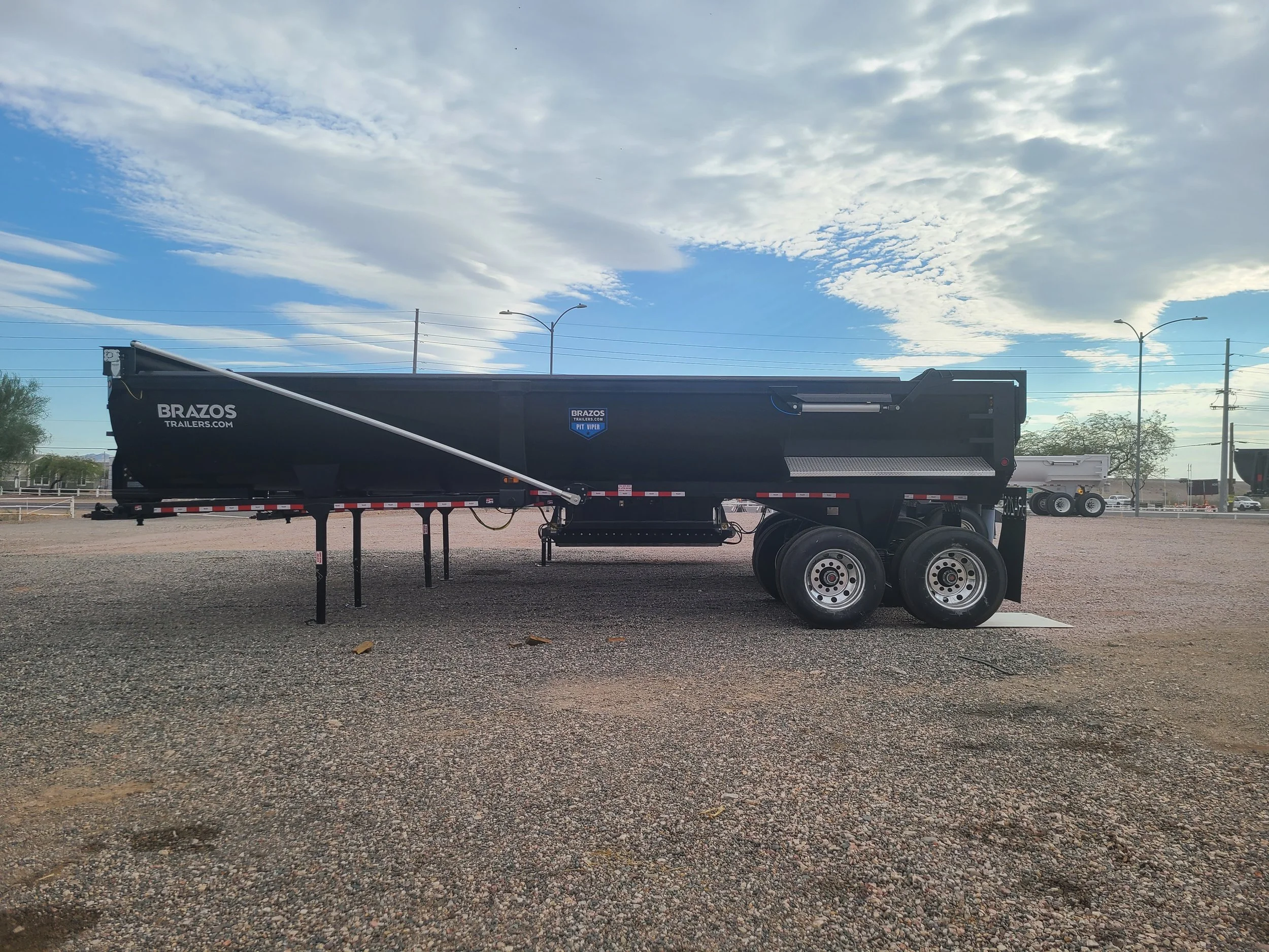 (2) Brand New 2025 Brazos End Dump Trailers - $102,850 Funded