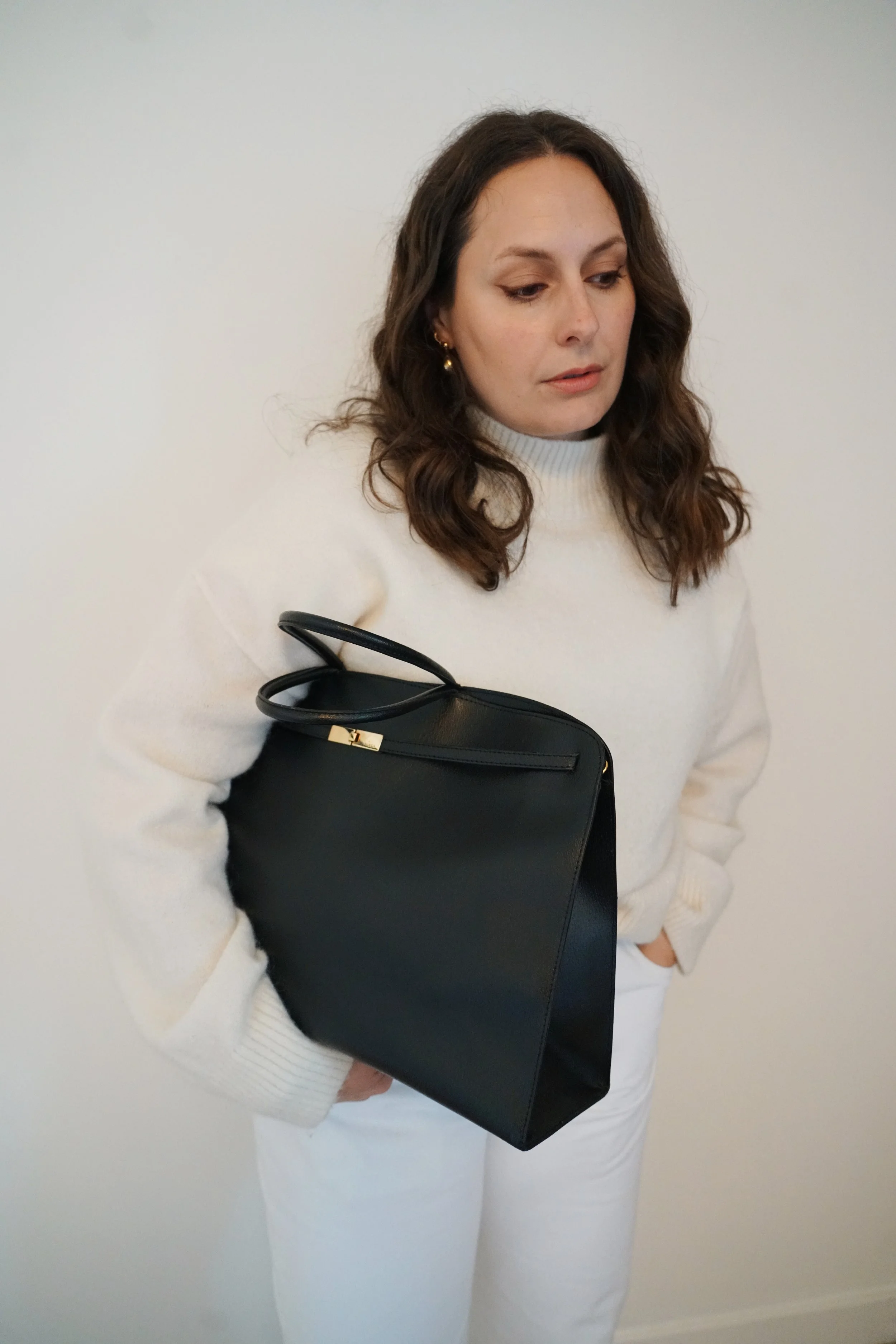 Furla Top Handle Tote in Black