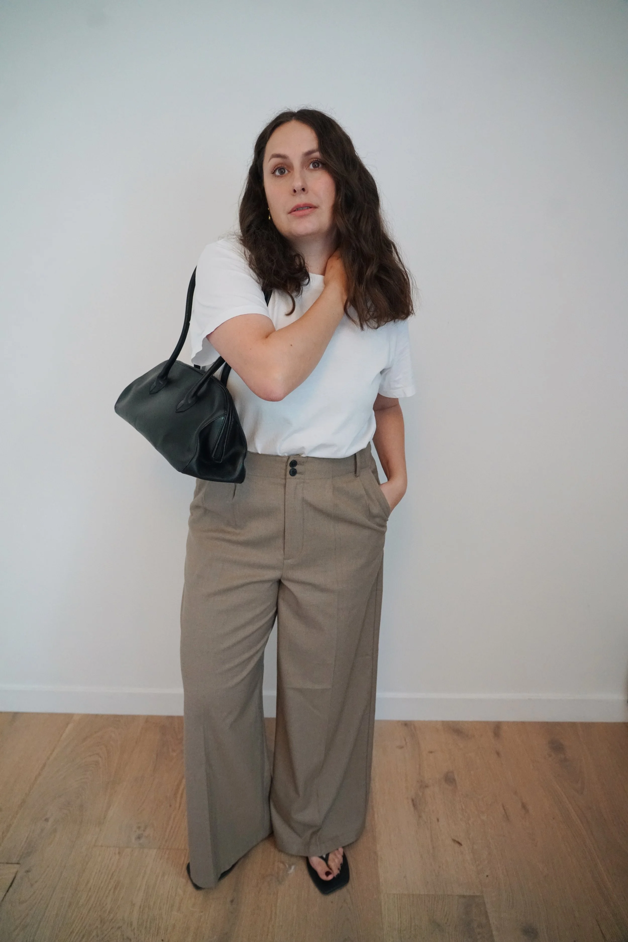 Furla Black Shoulder Bag