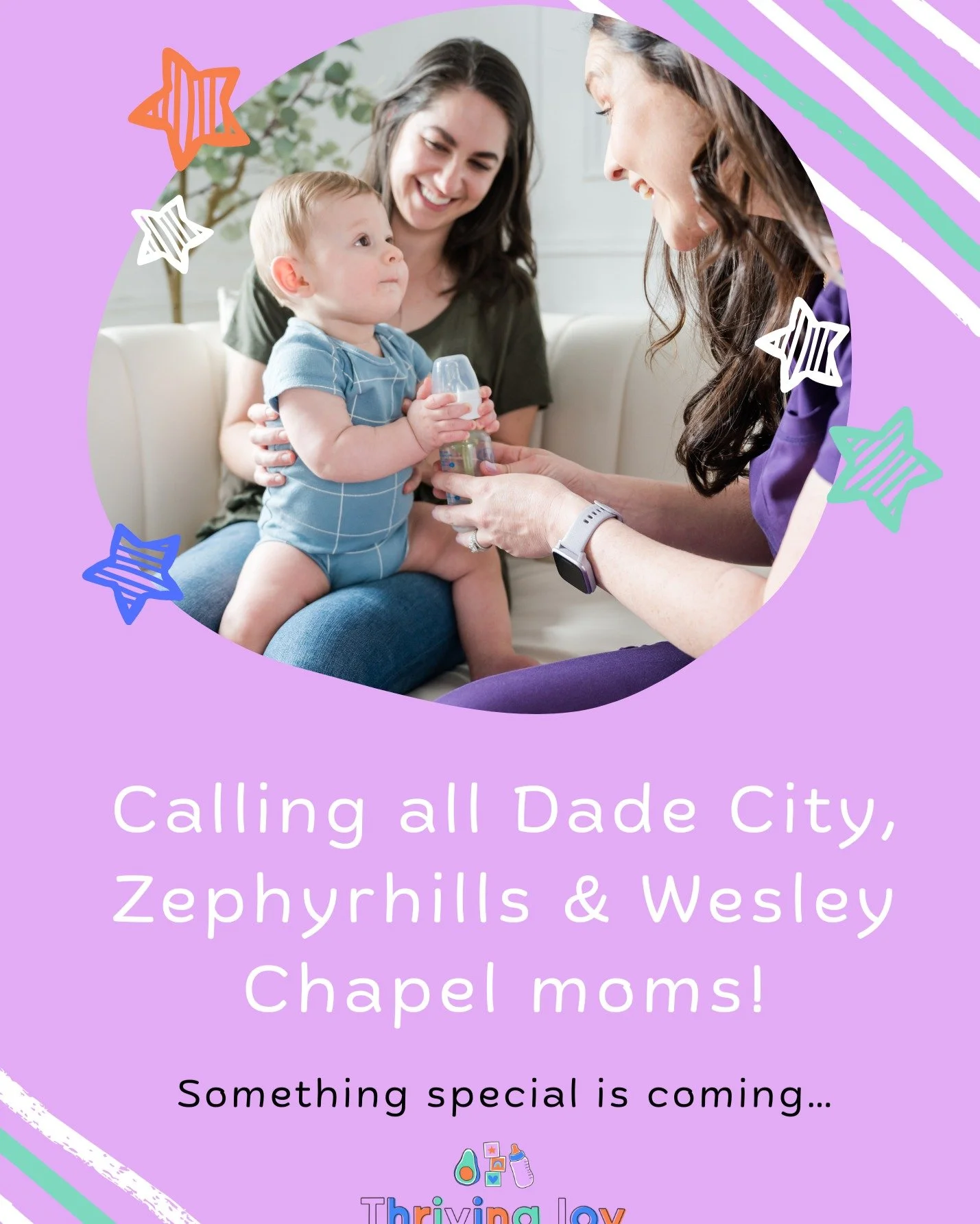 🌟 We’re Growing! 🌟
Thriving Joy is expanding to serve even more families — now proudly supporting Wesley Chapel, Zephyrhills, Dade City and surrounding areas! 💕
Starting November 6th, we’ll be offering infant feeding and tongue