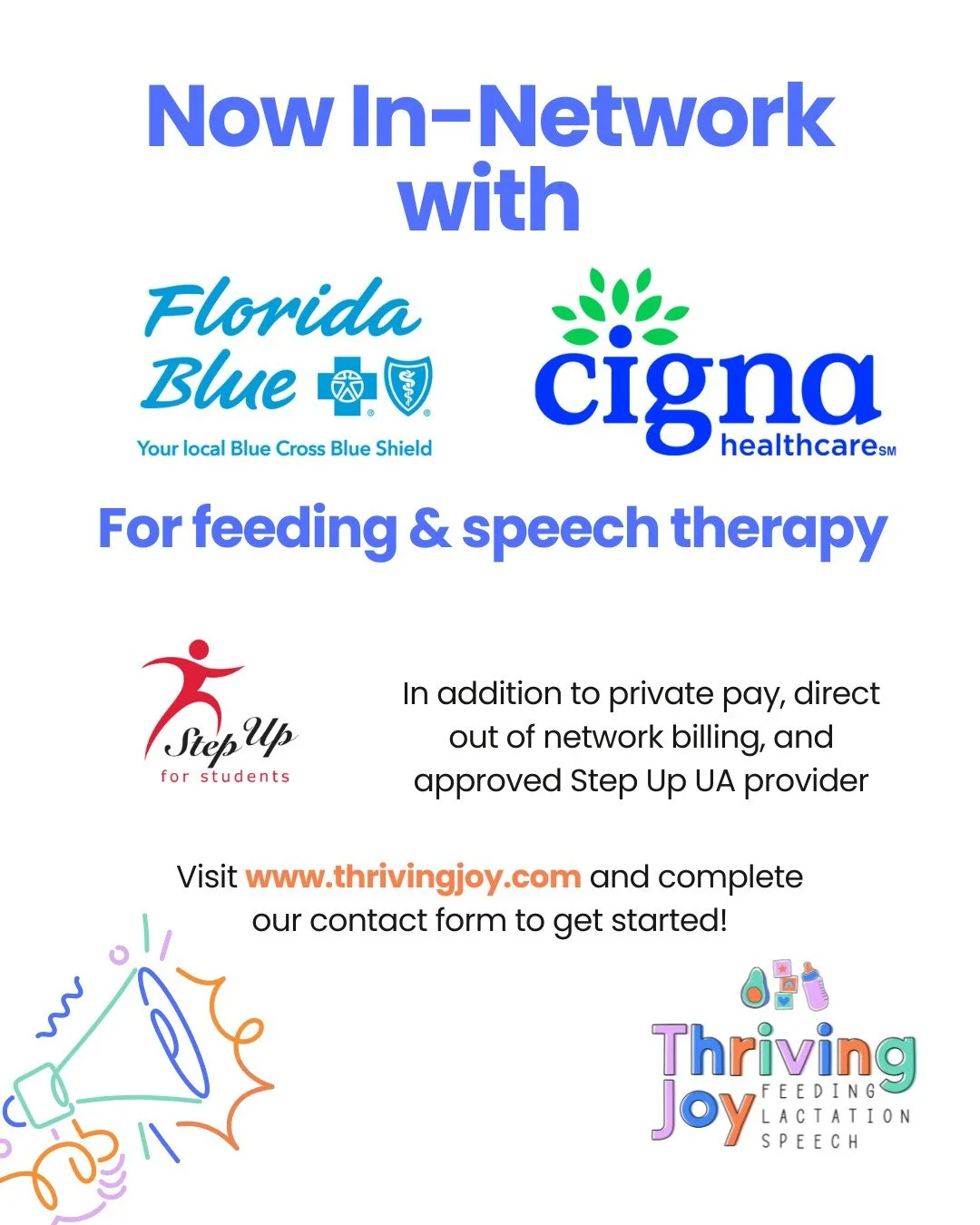 The credentialing process has been a true test of my patience and perseverance, but we got across the finish line.🎉

While taking insurance is not the easy way to do business it does open doors for so many families to access care. Our goal is to ser