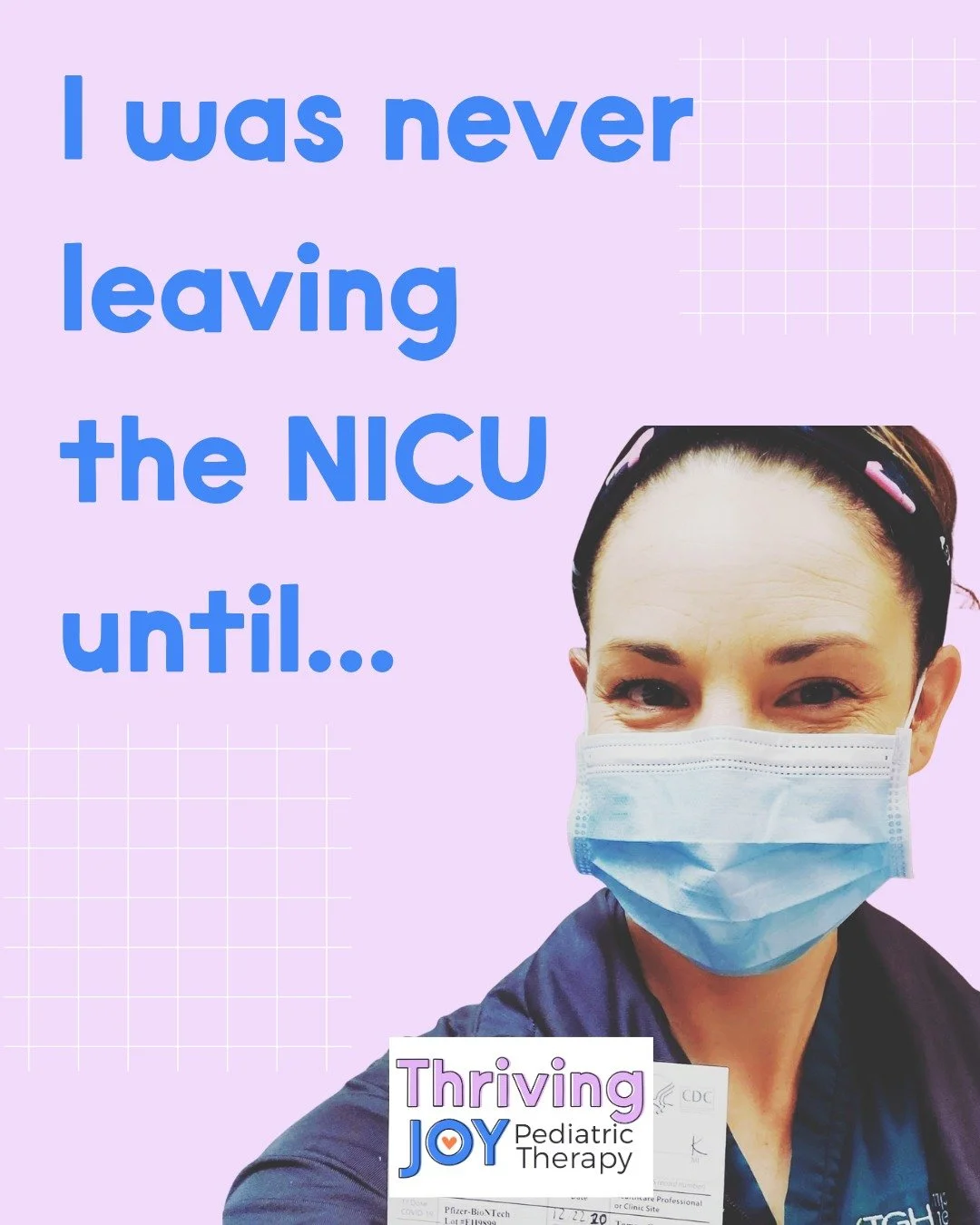 Being a neonatal intensive care unit feeding therapist was one of my greatest joys. Even more so after struggling with postpartum anxiety. BUT NICU was mentally taxing and in the midst of life saving interventions many times those long term skills we