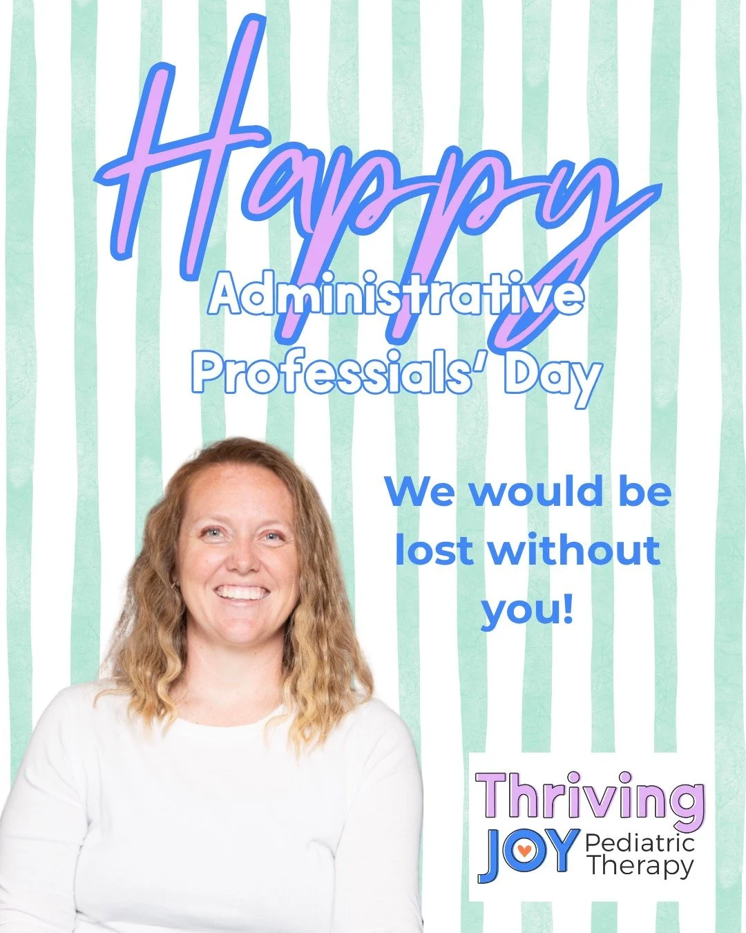 If you see this lady around today tell her she is amazing! Alycia has been with us a short time, but we would truly be lost without her.

All the calls, the organization, the insurance🤪 She does it all and with a smile. We are so blessed to have you