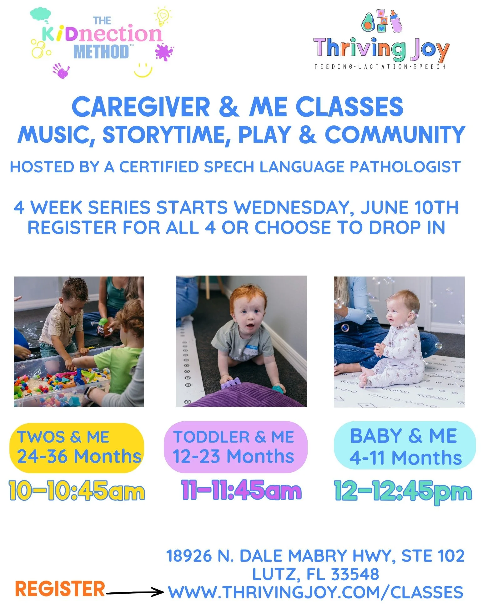 We're so excited to announce another round of our @kidnectionmethod Caregiver &amp; Me Classes this summer AND a brand new age group to keep each session personal and intentional. 

These classes are all about fun, connection, and community! Not ther
