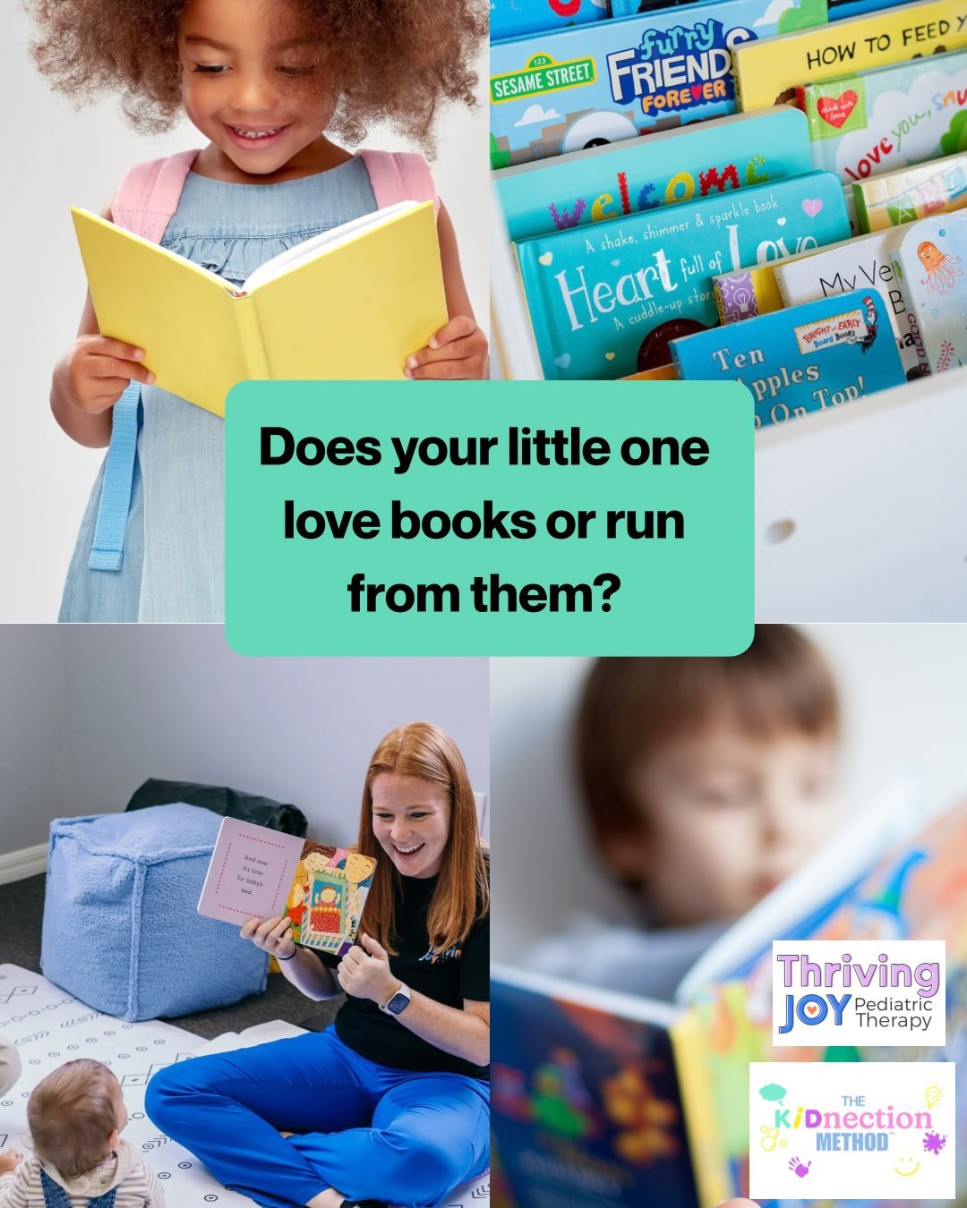 Does your little one grab every book off the shelf? Or wiggle away the second you open one? 📚🏃&zwj;♂️

Here&rsquo;s something I tell parents all the time: both are completely normal. And both are welcome at KIDnection. 💛

A baby or toddler who run