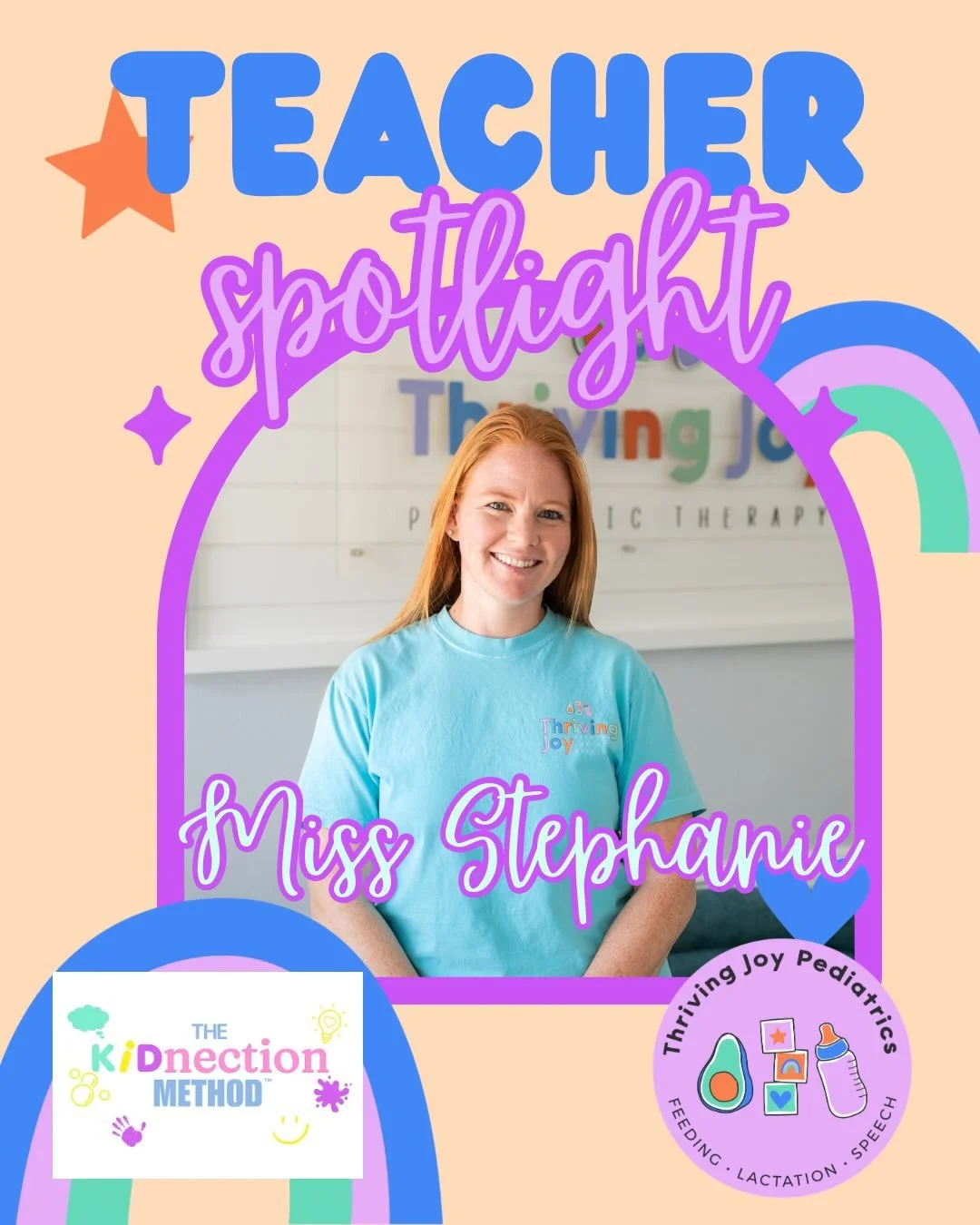 💕 Meet Stephanie, our KIDnection Method instructor!

Stephanie is a speech-language pathologist with 14+ years of experience and a mom of two. But her passion for caregiver + me classes is personal, too.

As a mom, she knows how hard it can be to fi