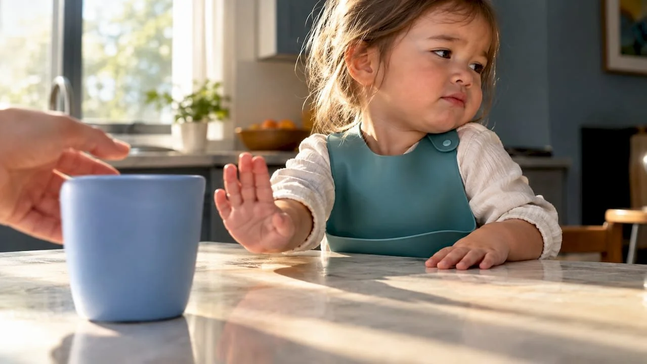 End Toddler Cup Refusal: Therapist Plan Using 16–24 oz Milk Limits