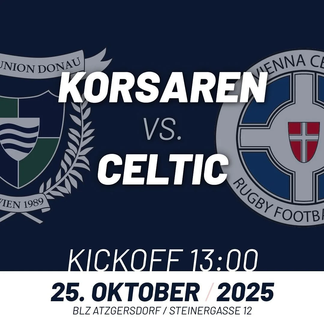 Derbytime in Atzgersdorf!!!

📅 October 25th, 2025 ⏰ Kickoff: 13:00 📍BLZ Atzgersdorf

Die Korsaren treffen in der Ungarischen Liga auf den Rivalen Celtic.

#OnceAPirate #ARRR