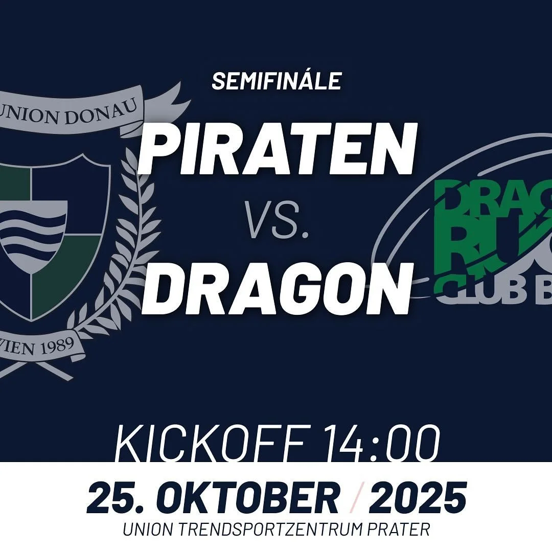 Heimspiel!!!

📅 October 25th, 2025 ⏰ Kickoff: 14:00 📍 Trendsportzentrum Prater

Die Piraten treffen zum dritten Mal auf Dragon Brno und hoffen auf einen erneuten Sieg.

#OnceAPirate #ARRR
