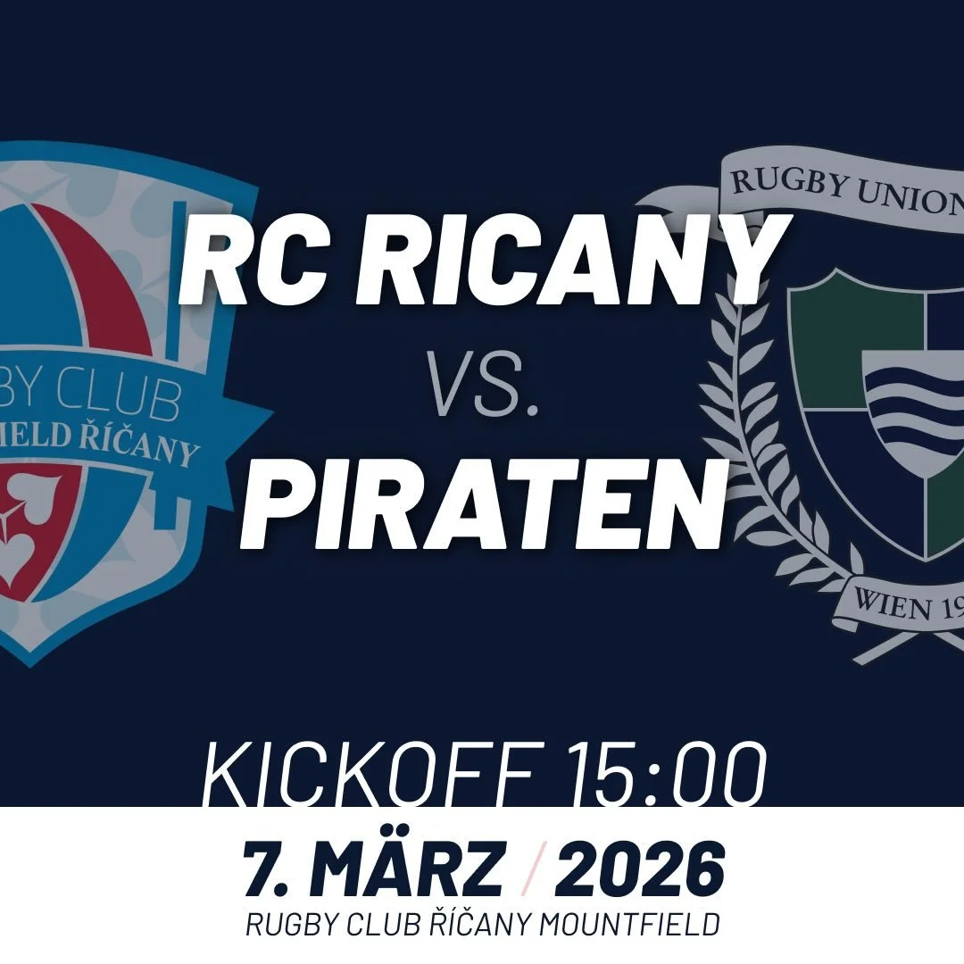 Die Piraten treffen, ebenfalls ausw&auml;rts, auf Mountfield Ricany. Der Gegner ist ein Urgestein der Extraliga und stellt zahlreiche tschechische Nationalspieler.

🗓️ March 7th, 2026 ⏰ Kickoff: 15:00 📍 Rugby Club Ricany Mountfield

#OnceAPirate #A