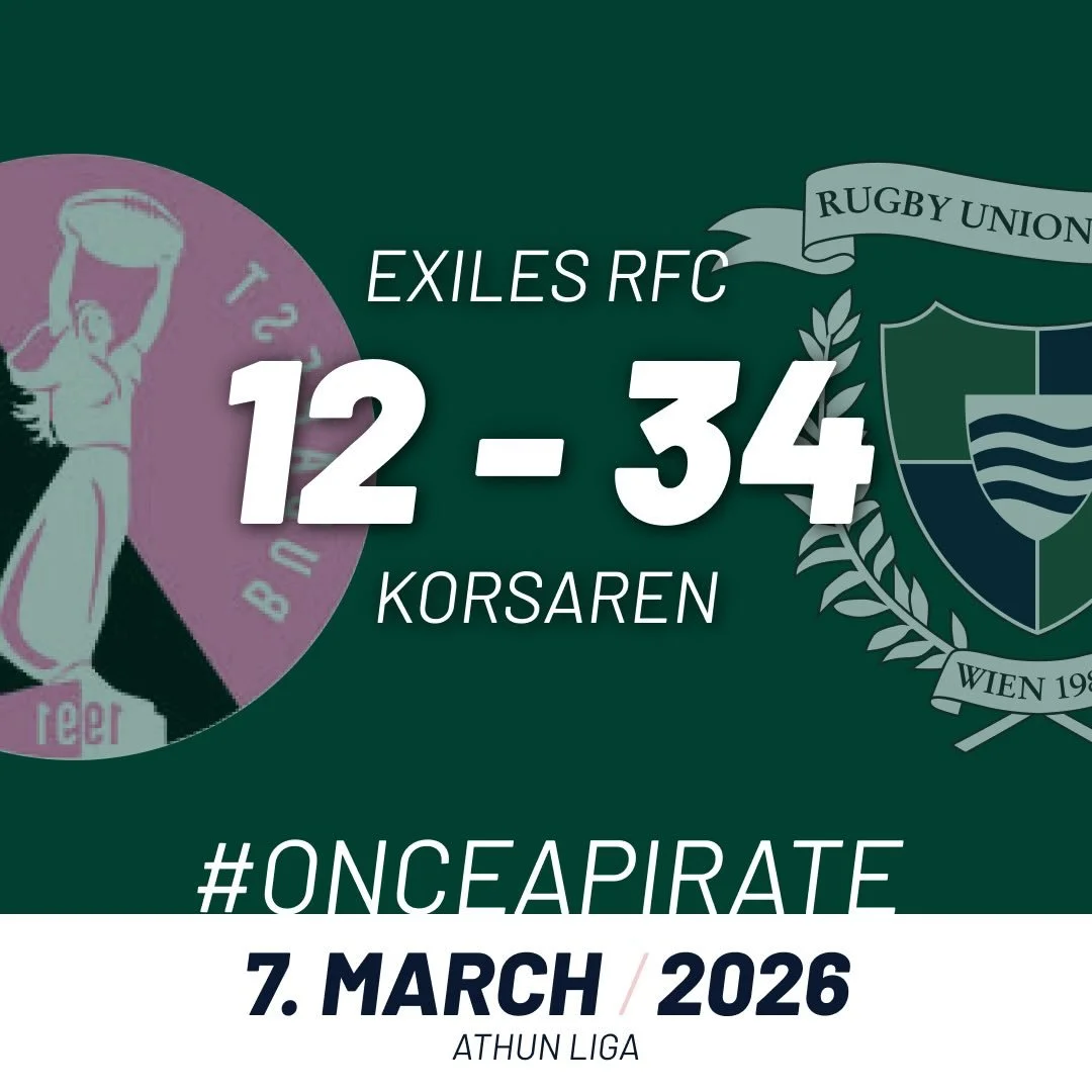 Die Korsaren gewinnen verdient und eindeutig gegen Exiles RFC in Budapest.

#OnceAPirate #ARRR