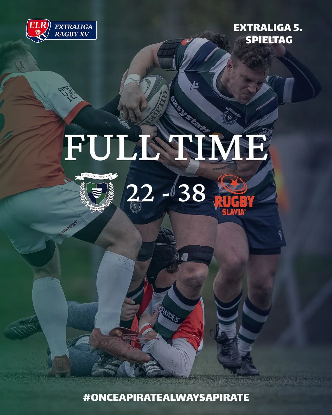 Die Piraten verlieren in einem hart umk&auml;mpften Spiel gegen Slavia Praha, holen aber einen Bonuspunkt.

Credit 📷: Stiig Gabriel

#OnceAPirate #ARRR