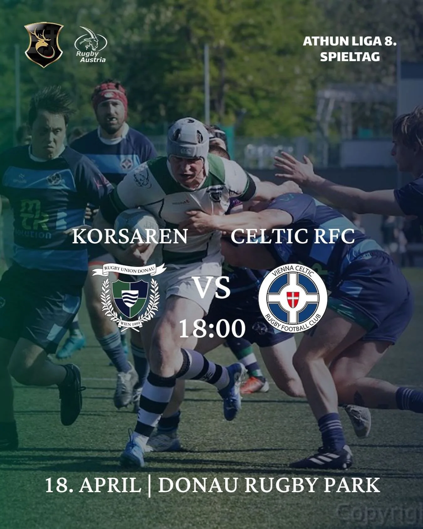 Double Header this week! 💥

Our second team is back in action with another round in the Austrian-Hungarian League &ndash; facing Celtic RFC.

The Korsaren are going back-to-back against Celtic RFC:
🏉 This week 18:00 &ndash; AustrianHungarian League