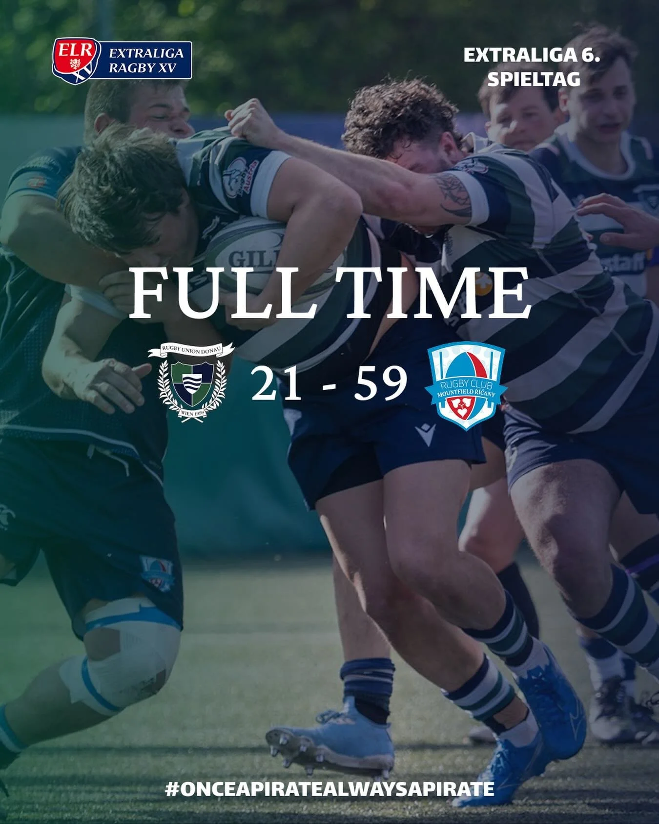 Die Piraten verlieren gegen ein starkes Ricany

#ARRR #OnceAPirate