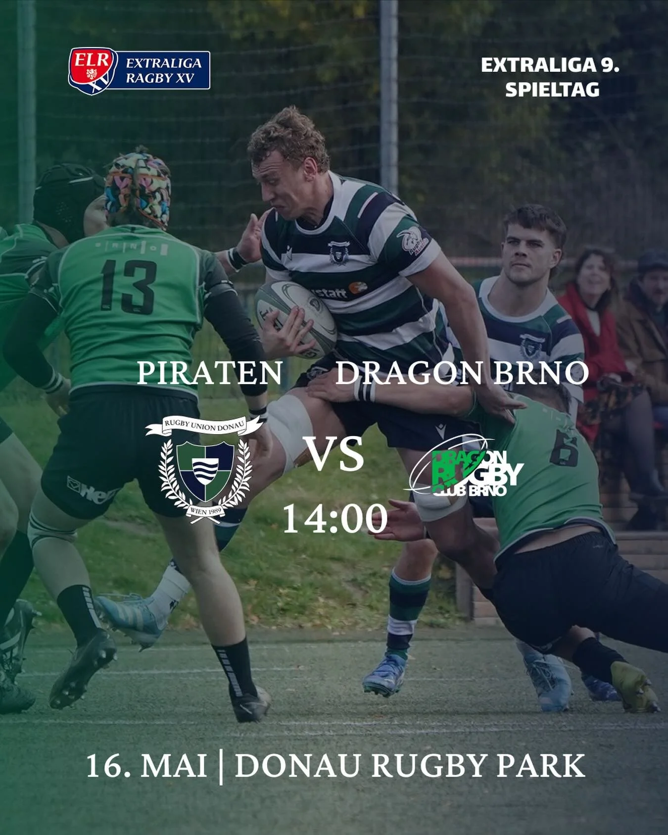 Am Samstag steht f&uuml;r die Piraten eines der wichtigsten Matches der Saison gegen den RC Dragon Brno an. Mit einem Sieg &uuml;berholen sie Dragon und springen auf Platz 4. 
Kommt zahlreich und feuert das Team an!

🗓️ May 16th, 2026 ⏰ Kickoff: 14:
