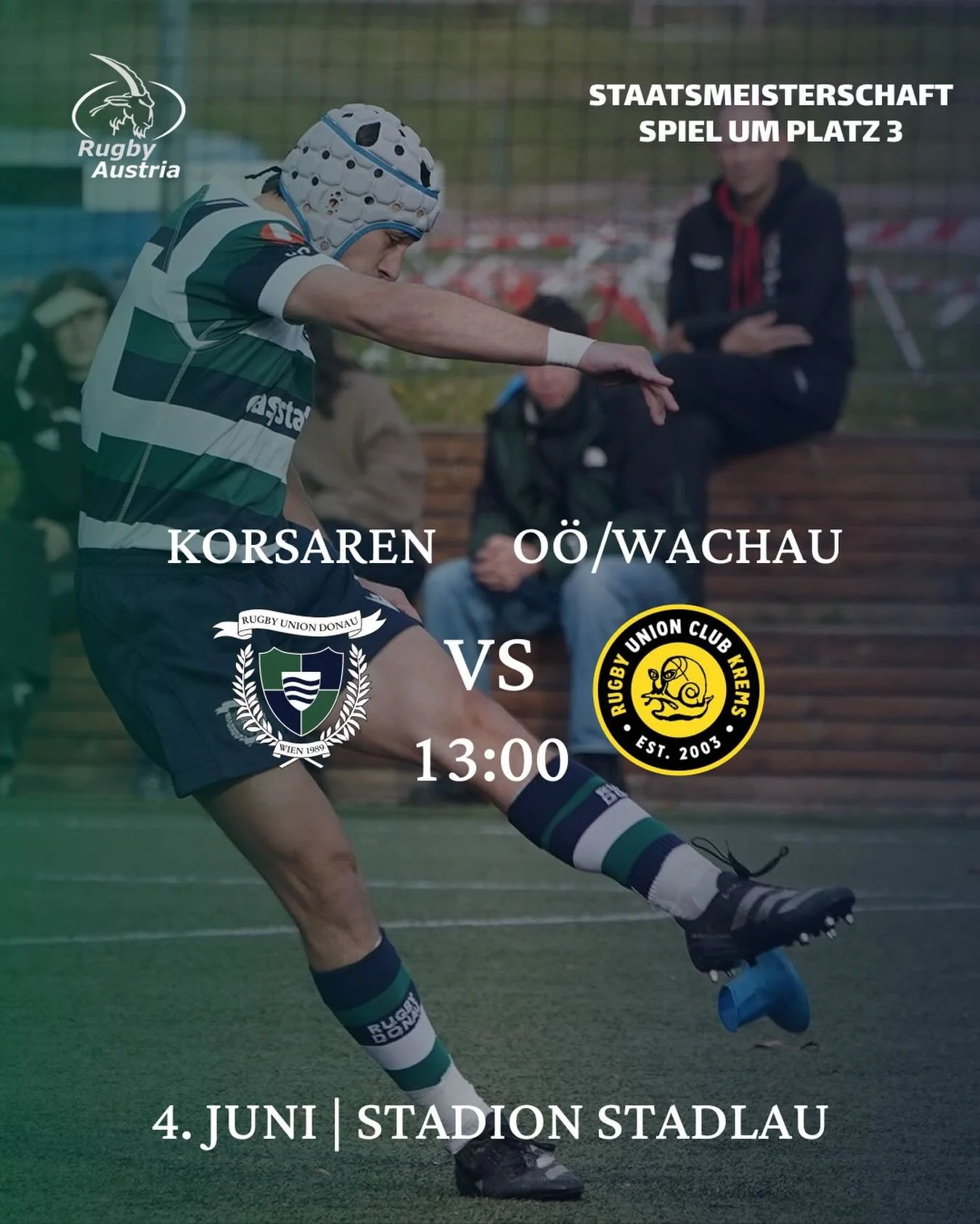 Am Donnerstag spielen die Korsaren gegen die Spielgemeinschaft Ober&ouml;sterreich/Wachau um den 3. Platz in der Staatsmeisterschaft. kommt ins Stadion und feuert die Burschen an!

🗓️ June 4th, 2026 ⏰ Kickoff: 13:00 📍Stadion Stadlau

#ARRR #OnceAPi