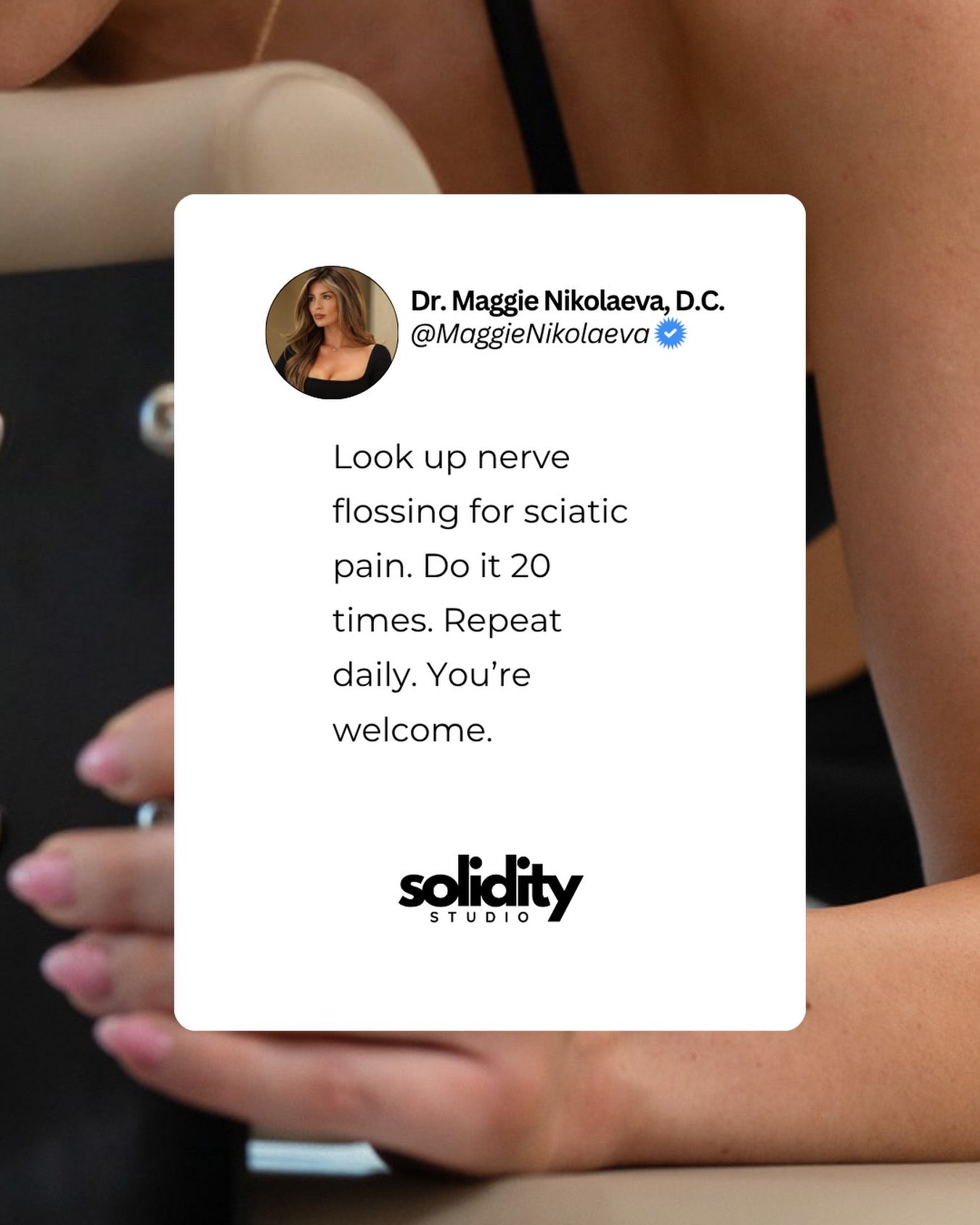 If stretching hasn&rsquo;t helped your sciatic pain, this may be why.

Muscles can be flexible while nerves are still restricted. Addressing nerve mobility is often the missing piece 🙌🏼

#chiro #sciaticarelief #nerveflossing #lasvegaschiro #chiroca