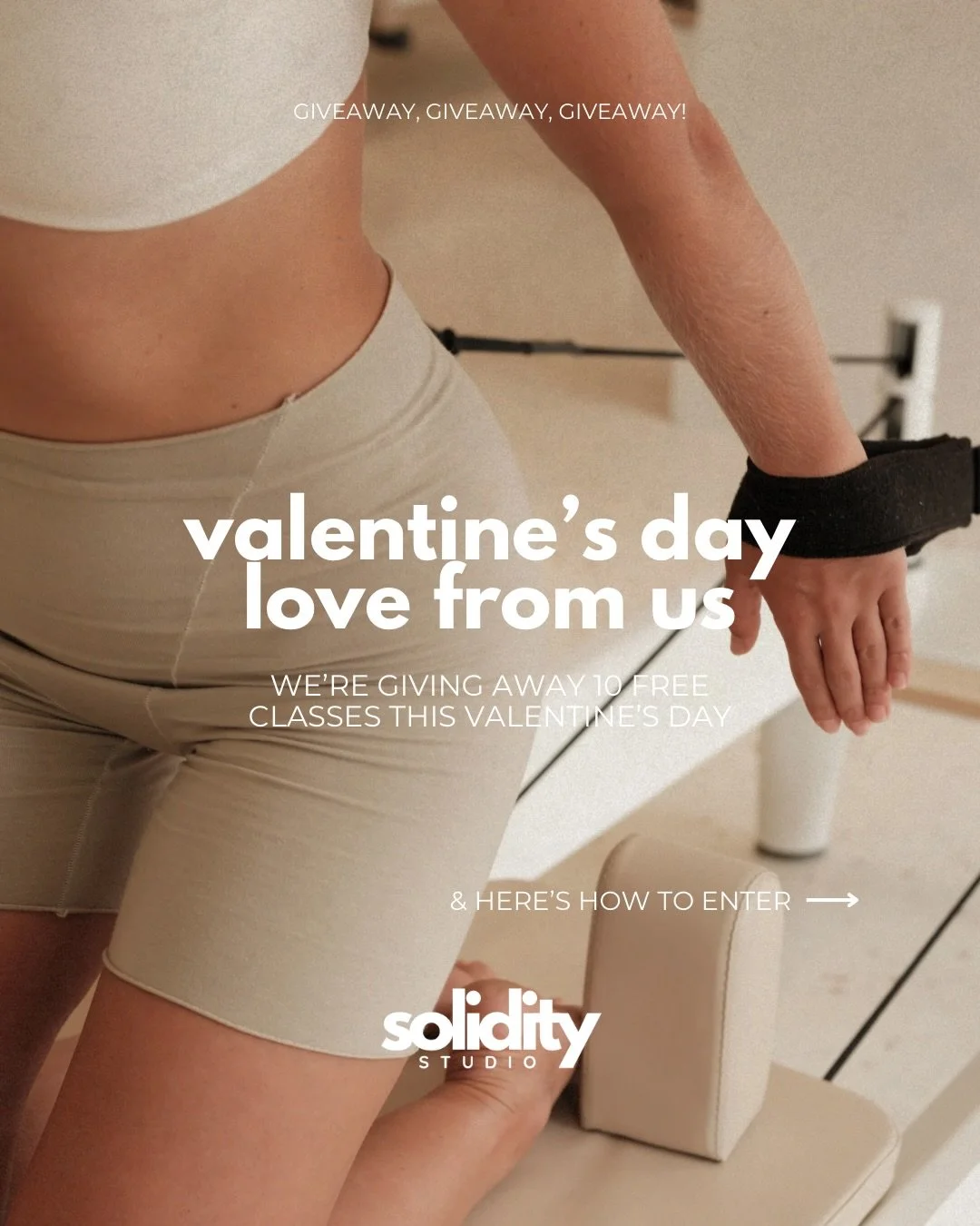 Spreading some love this Valentine&rsquo;s Day 💌

Who doesn&rsquo;t want 10 free Pilates classes? 🩰✨

All you need to do to enter:
1. Follow @soliditystudiovegas 
2. Like this post, share it on your story, AND repost on your feed
3. Tag 10 friends 