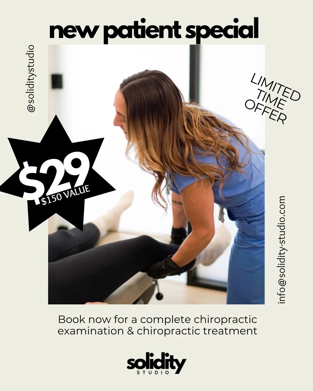 LIMITED TIME OFFER &bull; $29 NEW PATIENT SPECIAL IS HERE! 

#chiropractic #lasvegaschiropractor #personalinjurydoctors