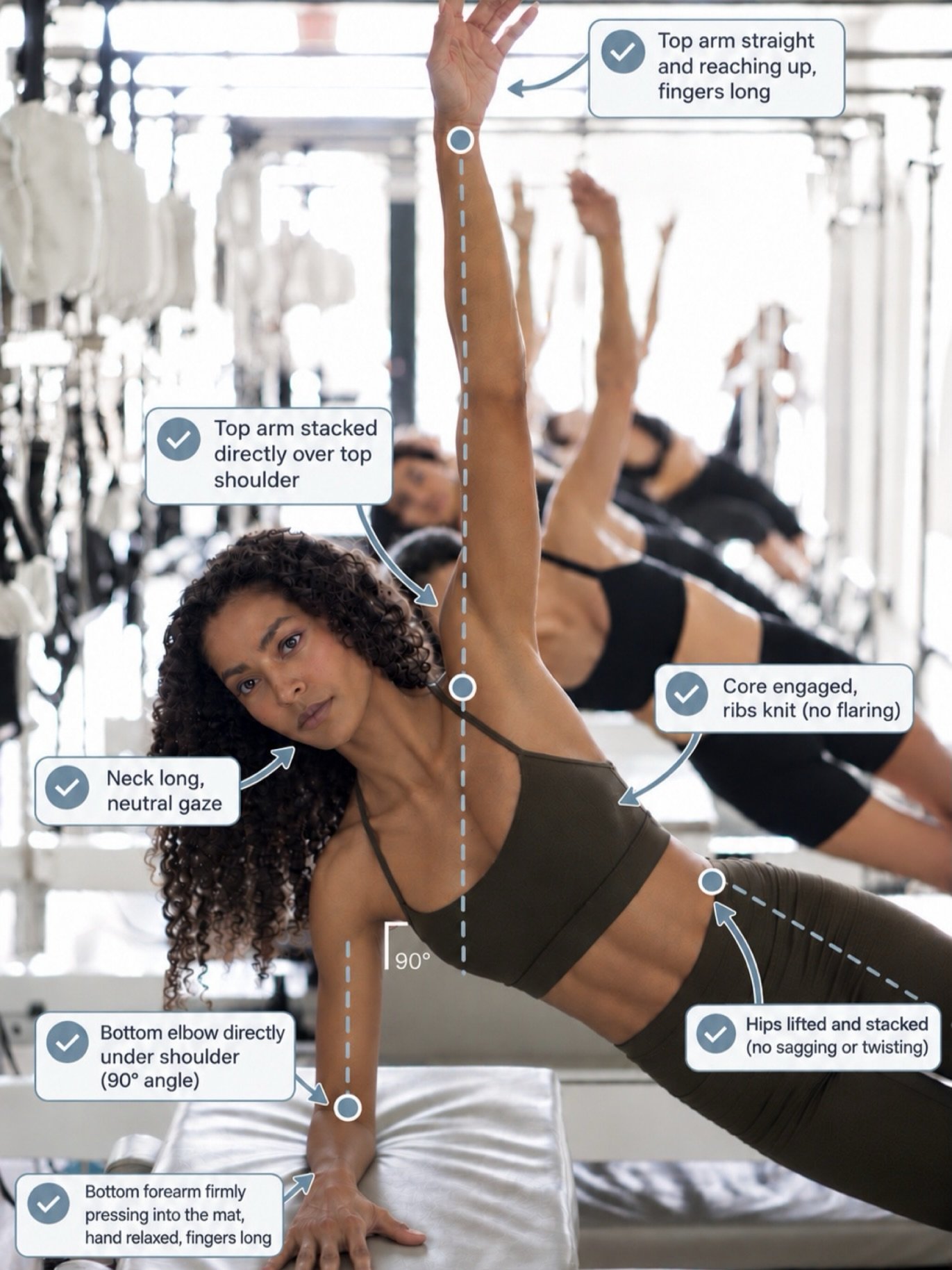 A little form reminder for your next Pilates reformer class 🫶🏼

#pilates #reformerpilates #pilatesreformer