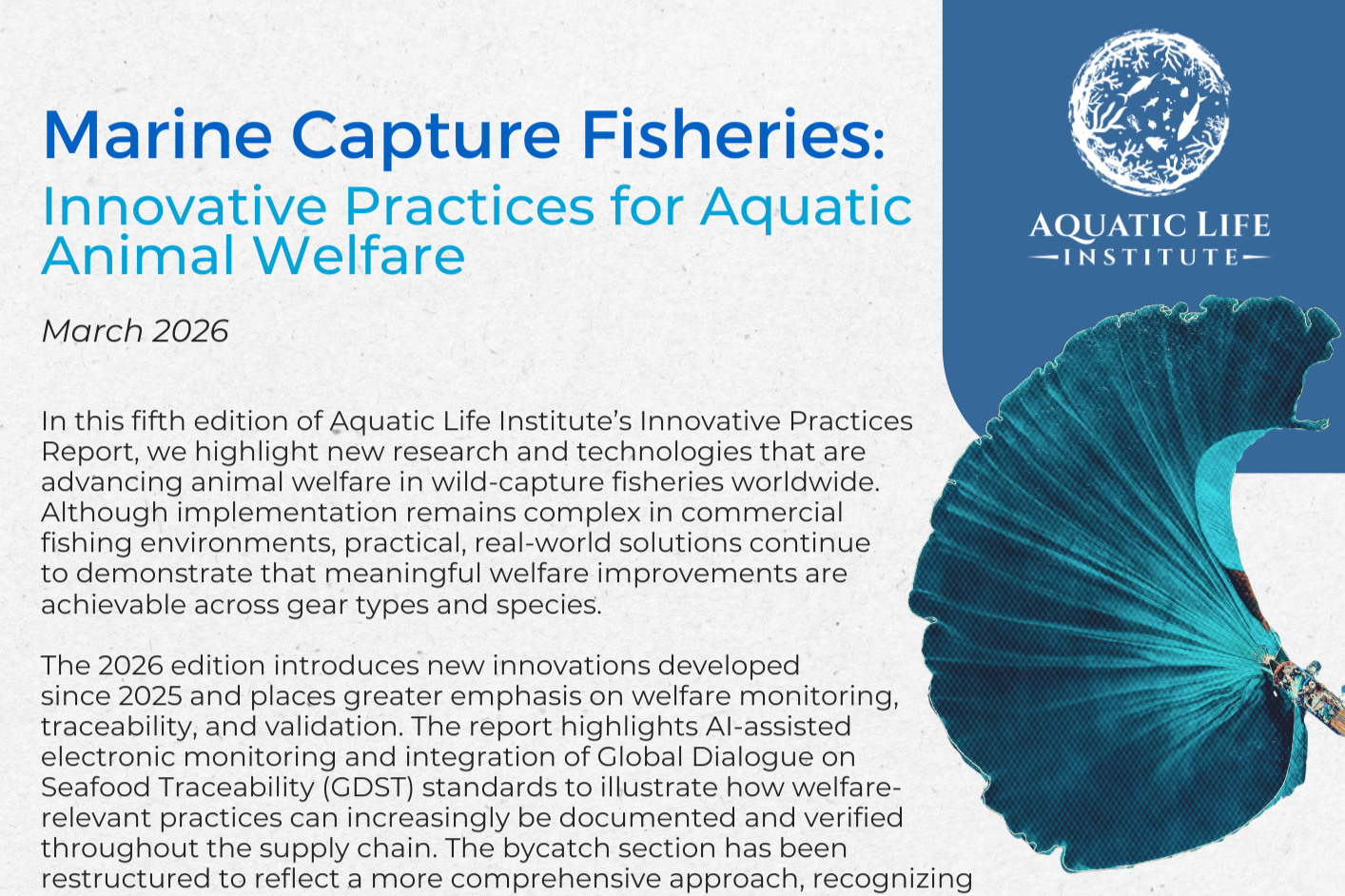 Marine Capture Fisheries: Innovative Practices ﻿for Aquatic Animal Welfare (5th Edition)