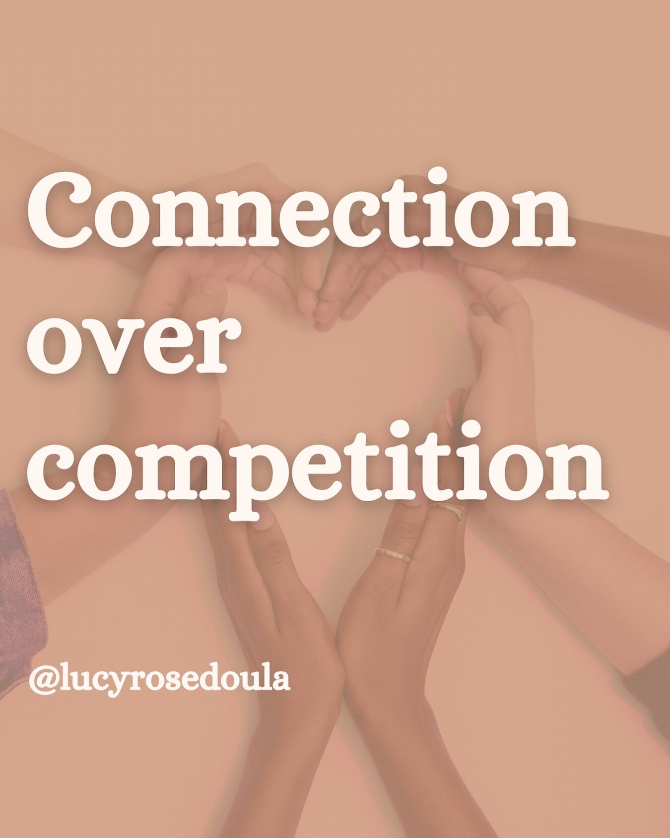 Oof there&rsquo;s so much competition with other women isn&rsquo;t there? Sometimes overt, but often it bubbles under the surface - it&rsquo;s never really said, maybe the other person doesn&rsquo;t even know, but in your head you&rsquo;re competing,