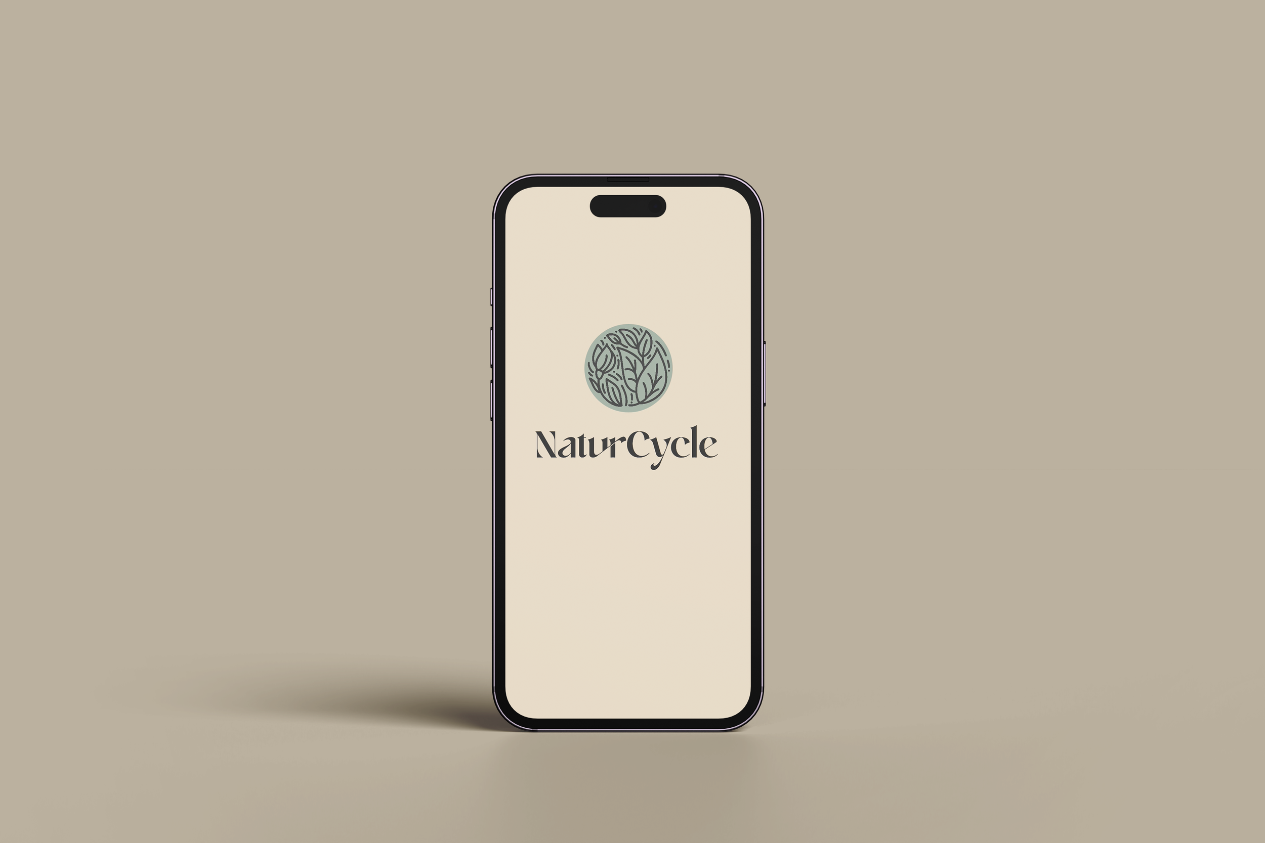 "NaturCycle" Mobile App - Case Study (Adobe XD and Illustrator)